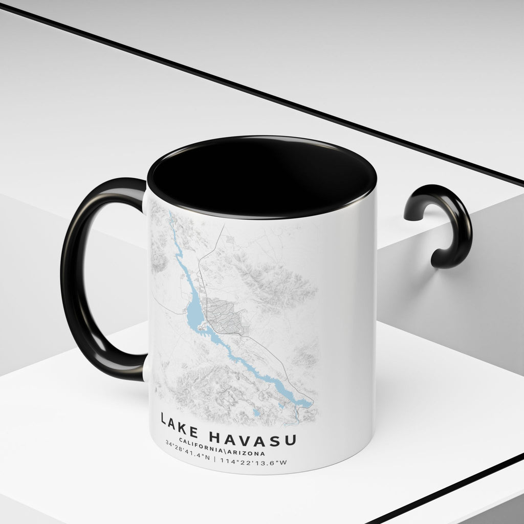 Lake Havasu map Accent Coffee Mug | 11oz 15oz
