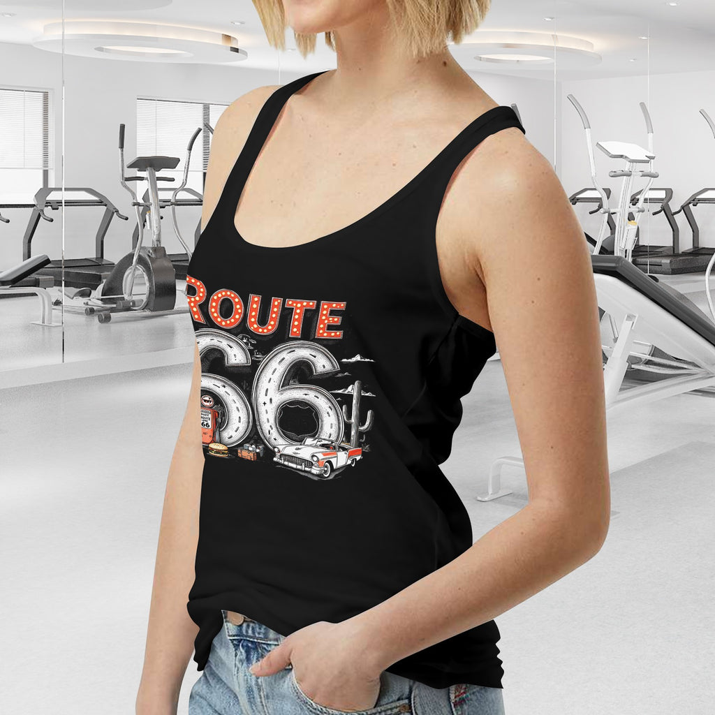 Route 66 Women's Tank Top  Made in USA Free Shipping