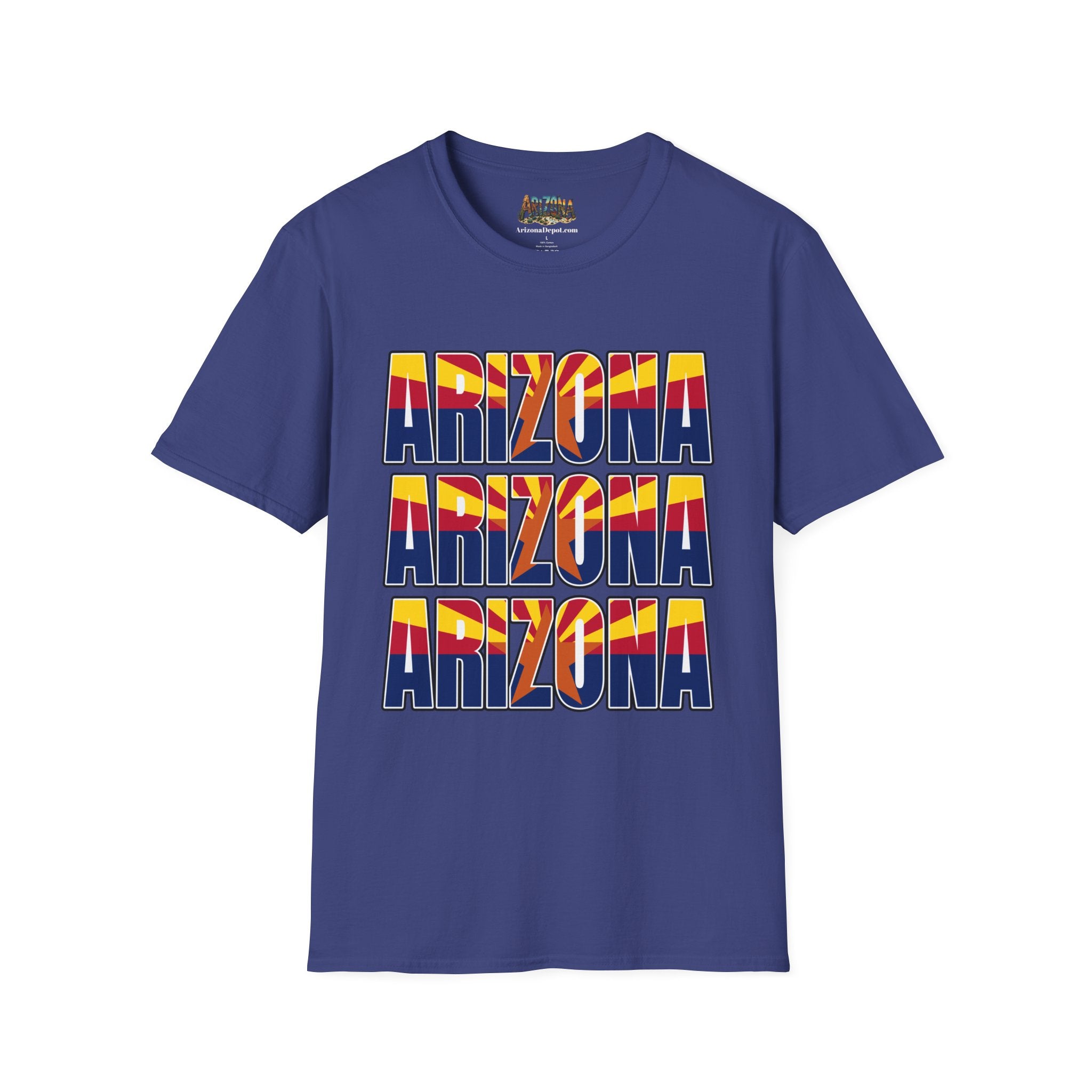 Arizona Retro Logo T‑Shirt — Vintage Sunset State Pride Tee