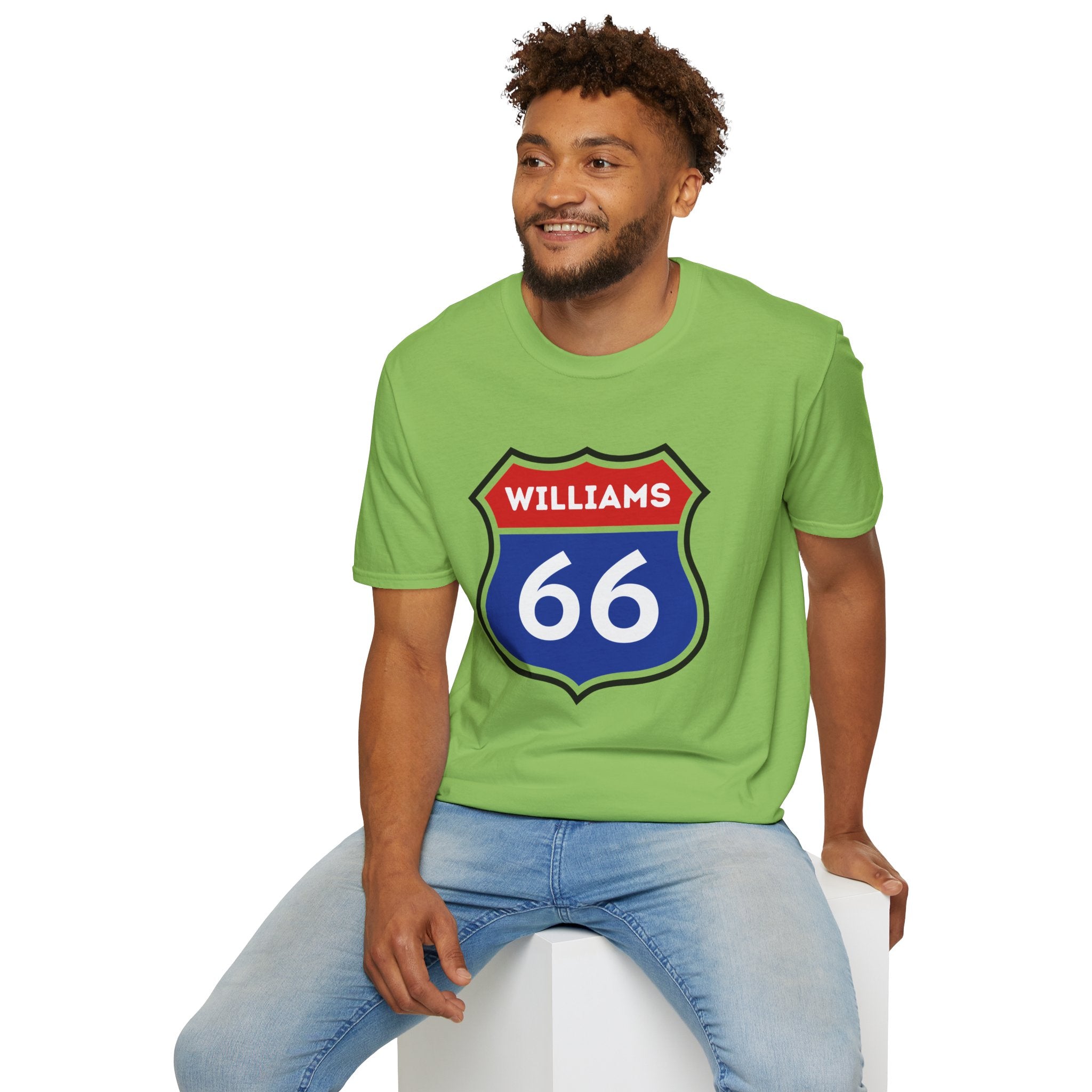 Williams 66 Shield T-Shirt | Route 66 Road Sign Shirt