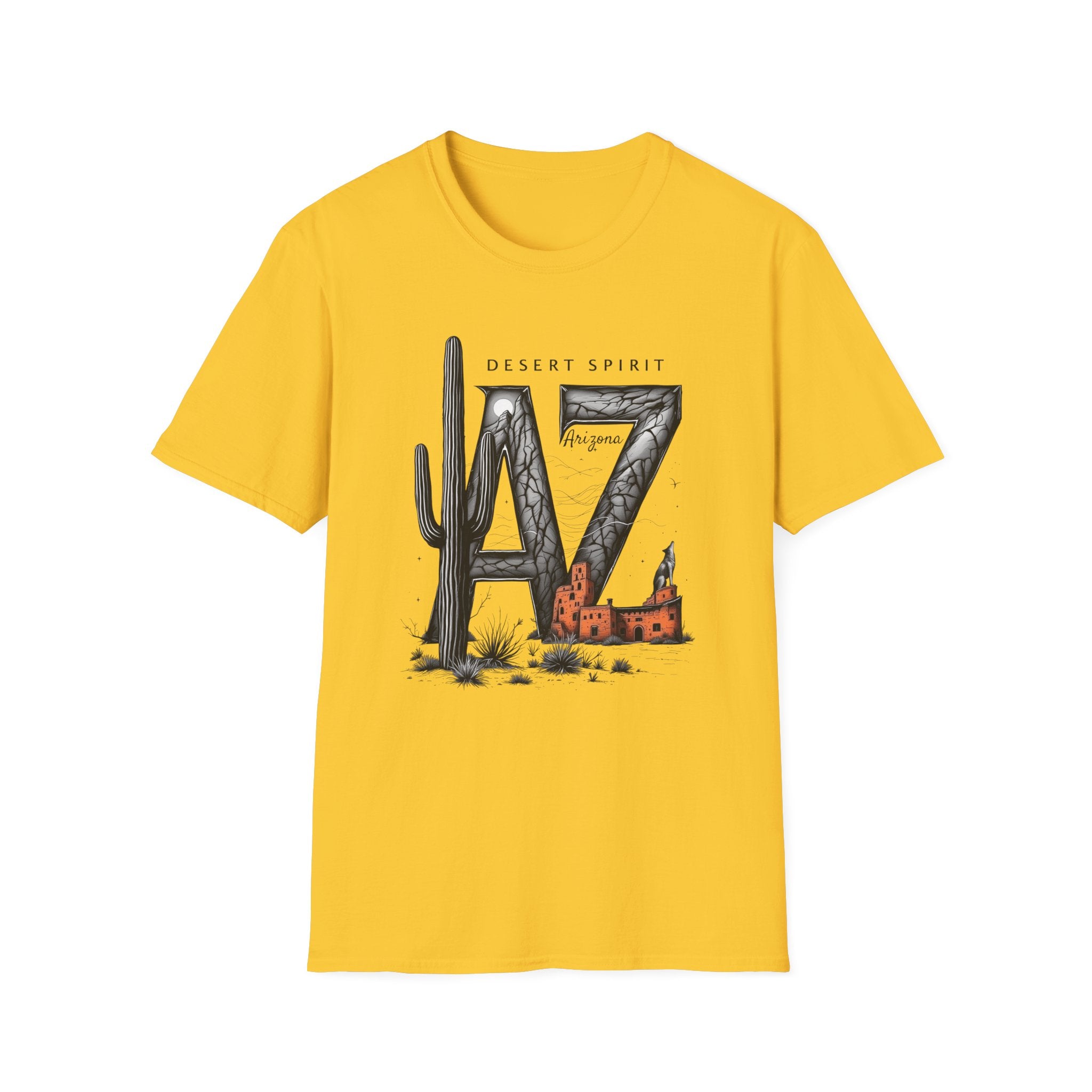 Arizona Desert Spirit T-Shirt | AZ Cactus Southwest Illustration