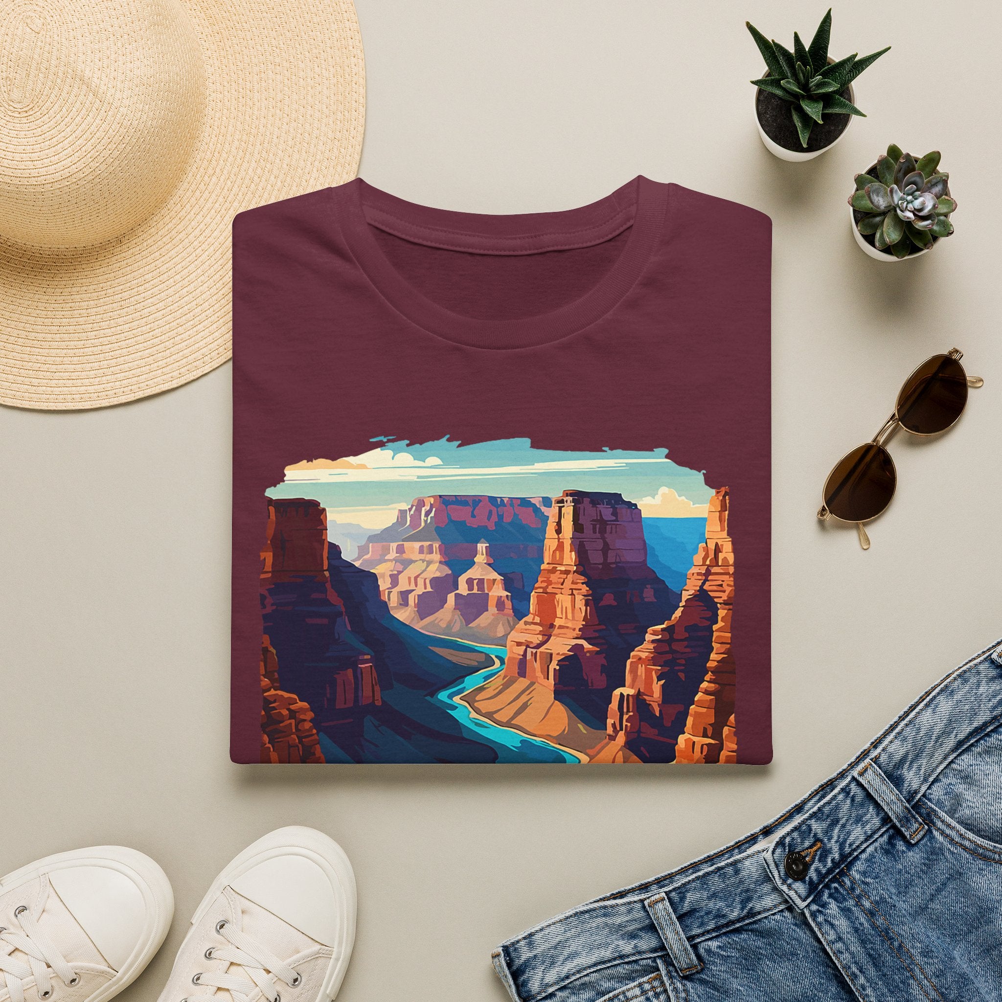 Grand Canyon National Park T-Shirt | Scenic Canyon Landscape