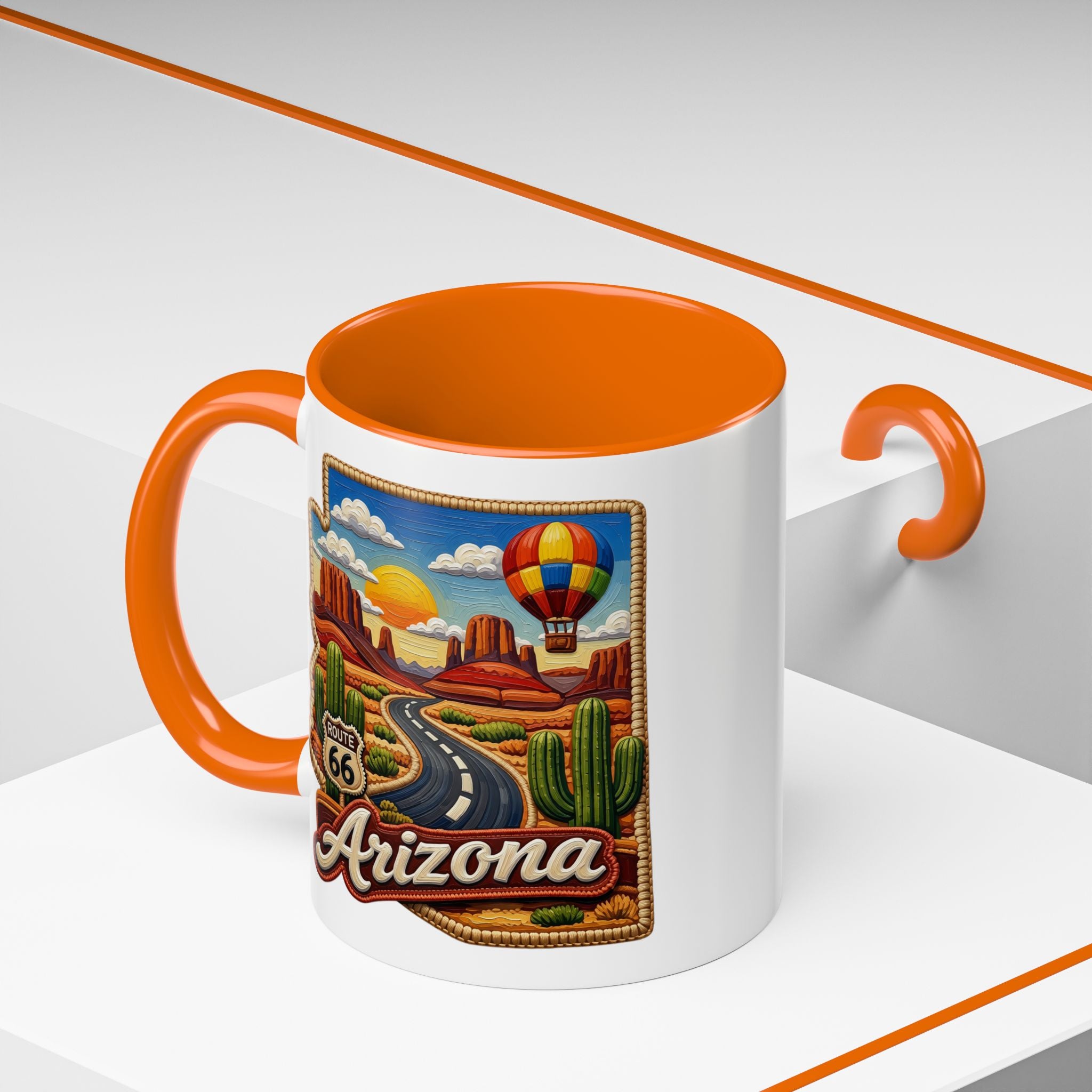 Arizona Route 66 Desert Scenic Mug | Accent Coffee Mug