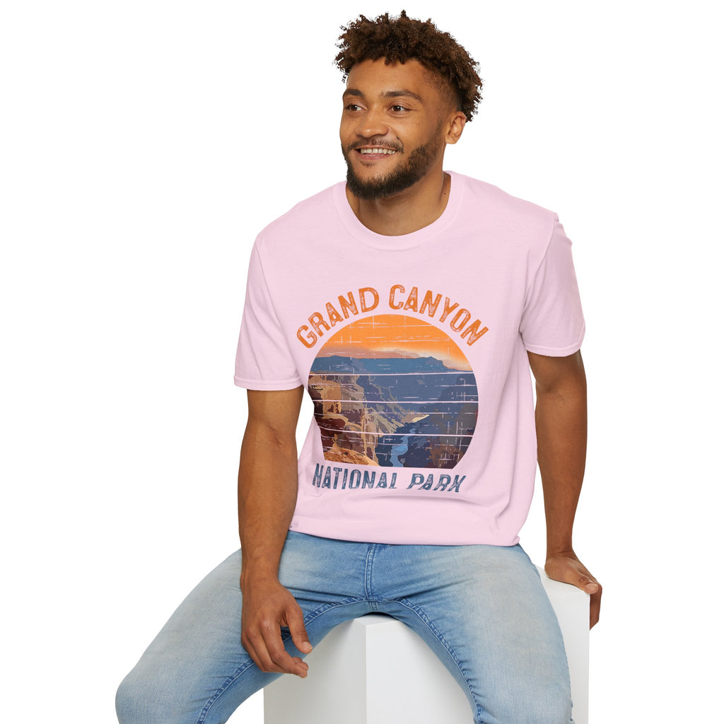 Grand Canyon National Park T-Shirt | Vintage Sunset Landscape
