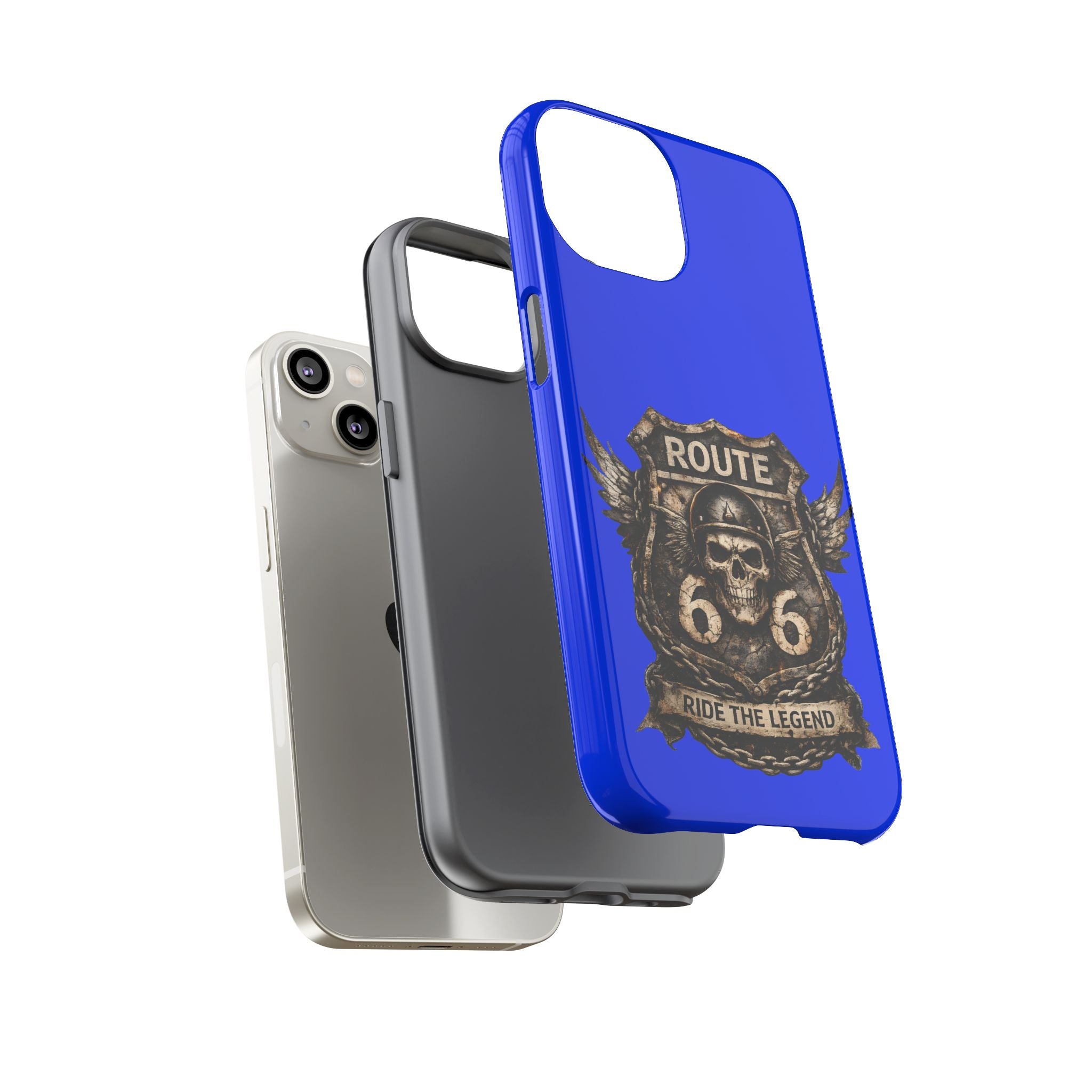 Route 66 Skull Helmet phone case | Motorcycle emblem, Ride the Legend