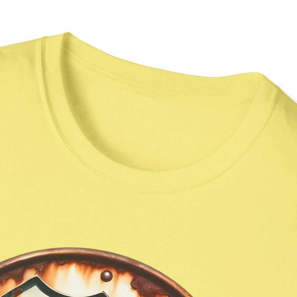 Route 66 Vintage Woodie Car T-Shirt | Road Trip Retro Sign, 'The Road Is Calling'