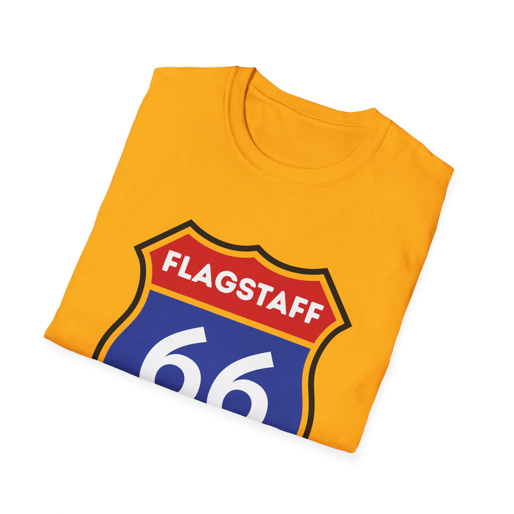 Flagstaff Route 66 Shield T-Shirt | Vintage Highway Sign Tee