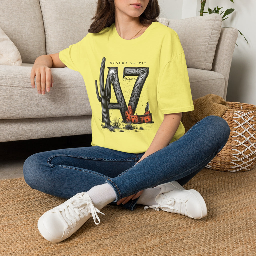 Arizona Desert Spirit T-Shirt | AZ Cactus Southwest Illustration