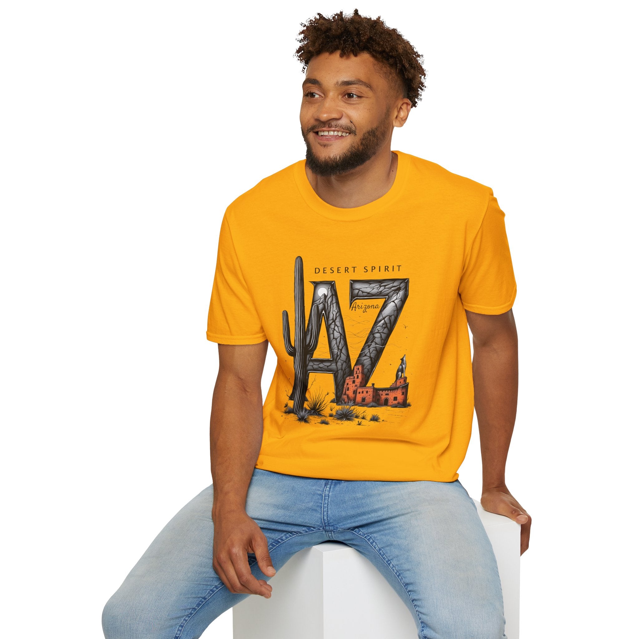 Arizona Desert Spirit T-Shirt | AZ Cactus Southwest Illustration