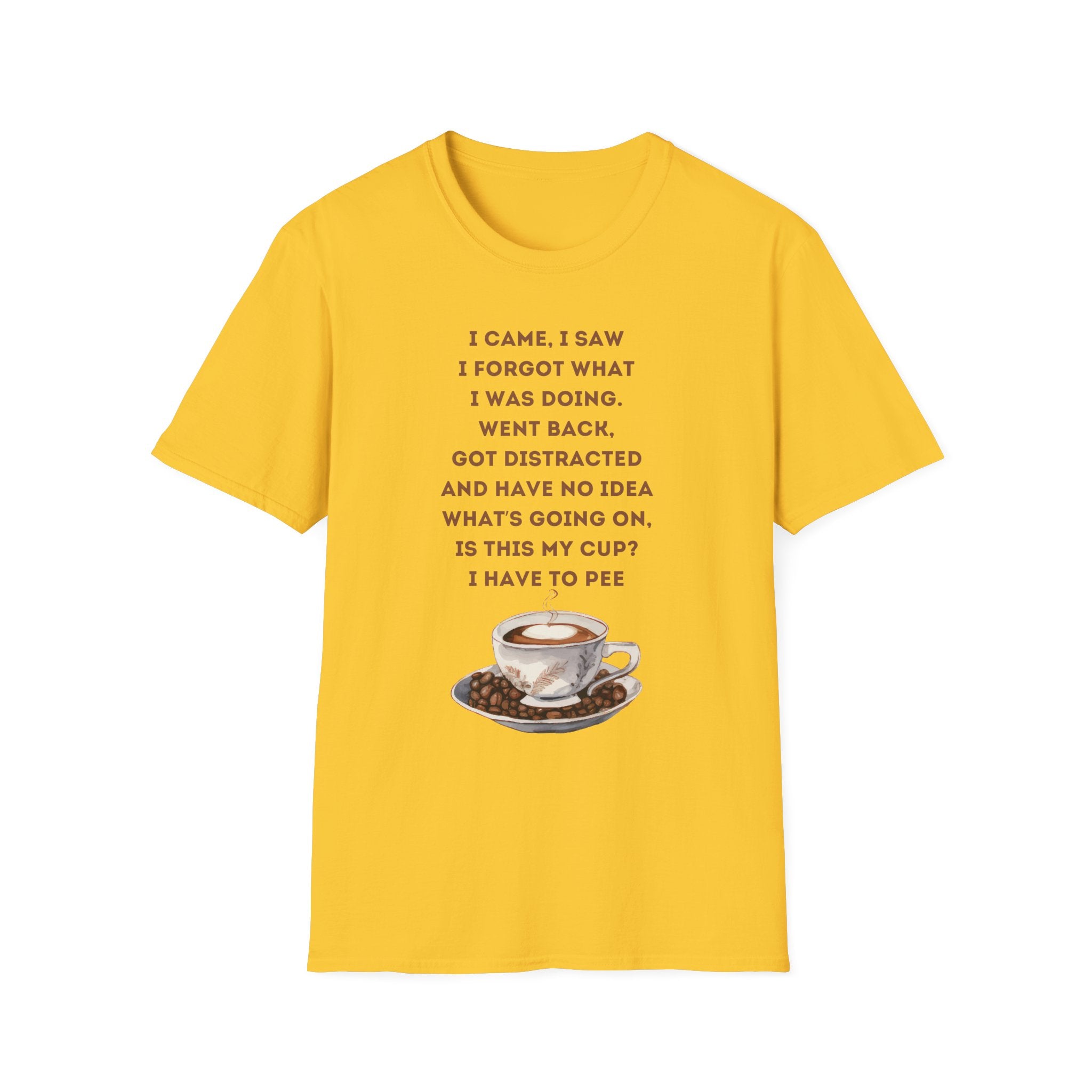 Funny Coffee Quote T-Shirt for Coffee Lovers, Humor Tee, Gift for Him/Her, Perfect for Birthdays, Housewarming, Casual Wear