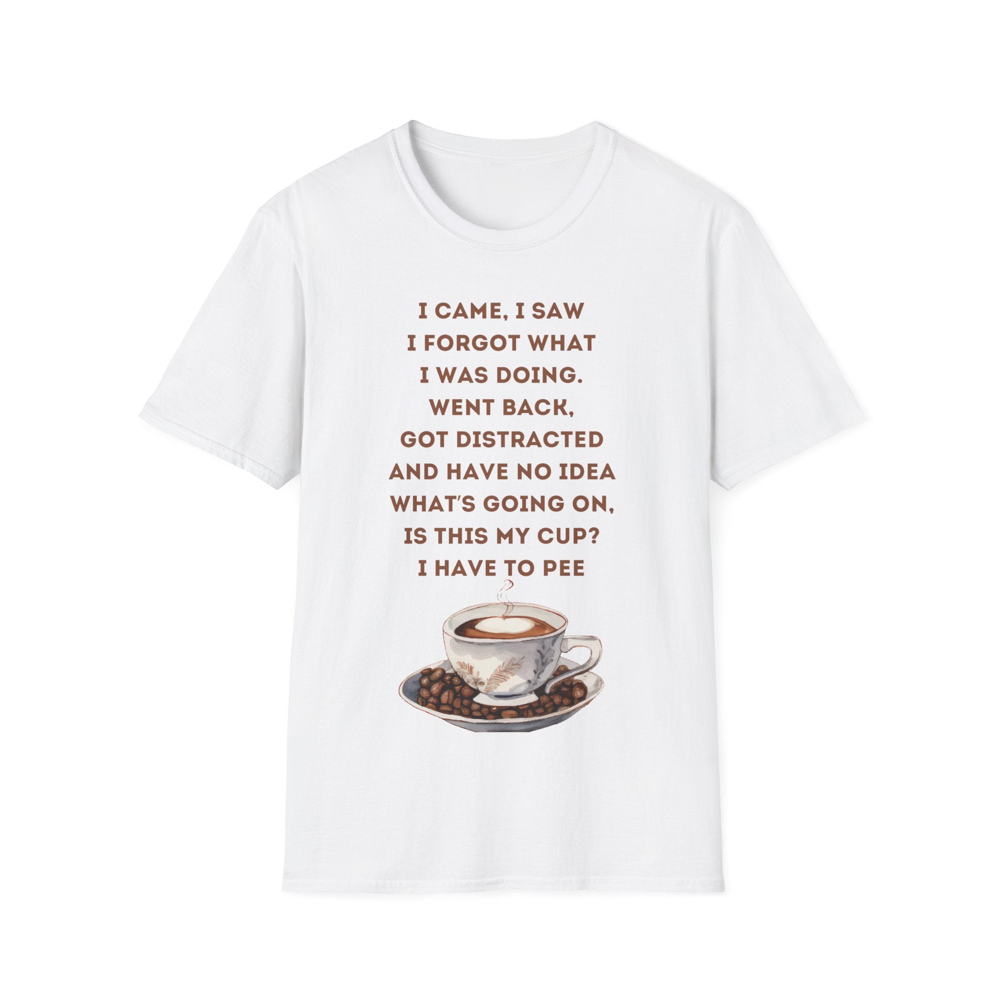 Funny Coffee Quote T-Shirt for Coffee Lovers, Humor Tee, Gift for Him/Her, Perfect for Birthdays, Housewarming, Casual Wear