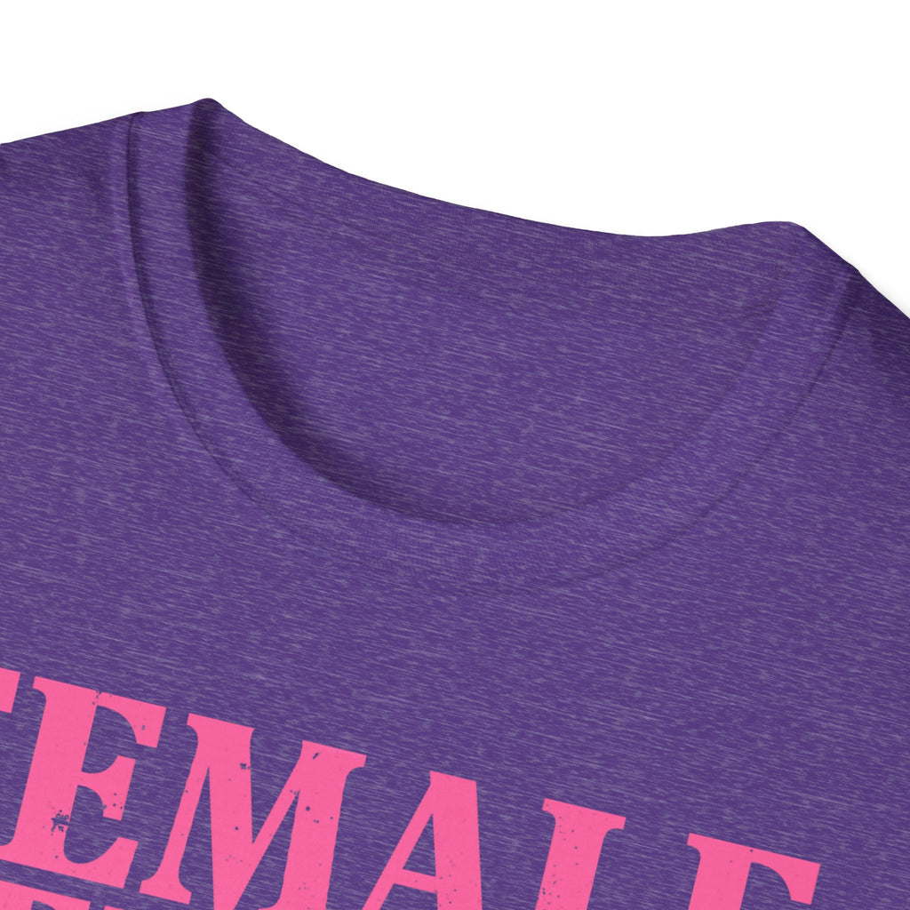 Female Veteran with Three Sides T-Shirt | American Flag, Pink Helmet, Military Pride