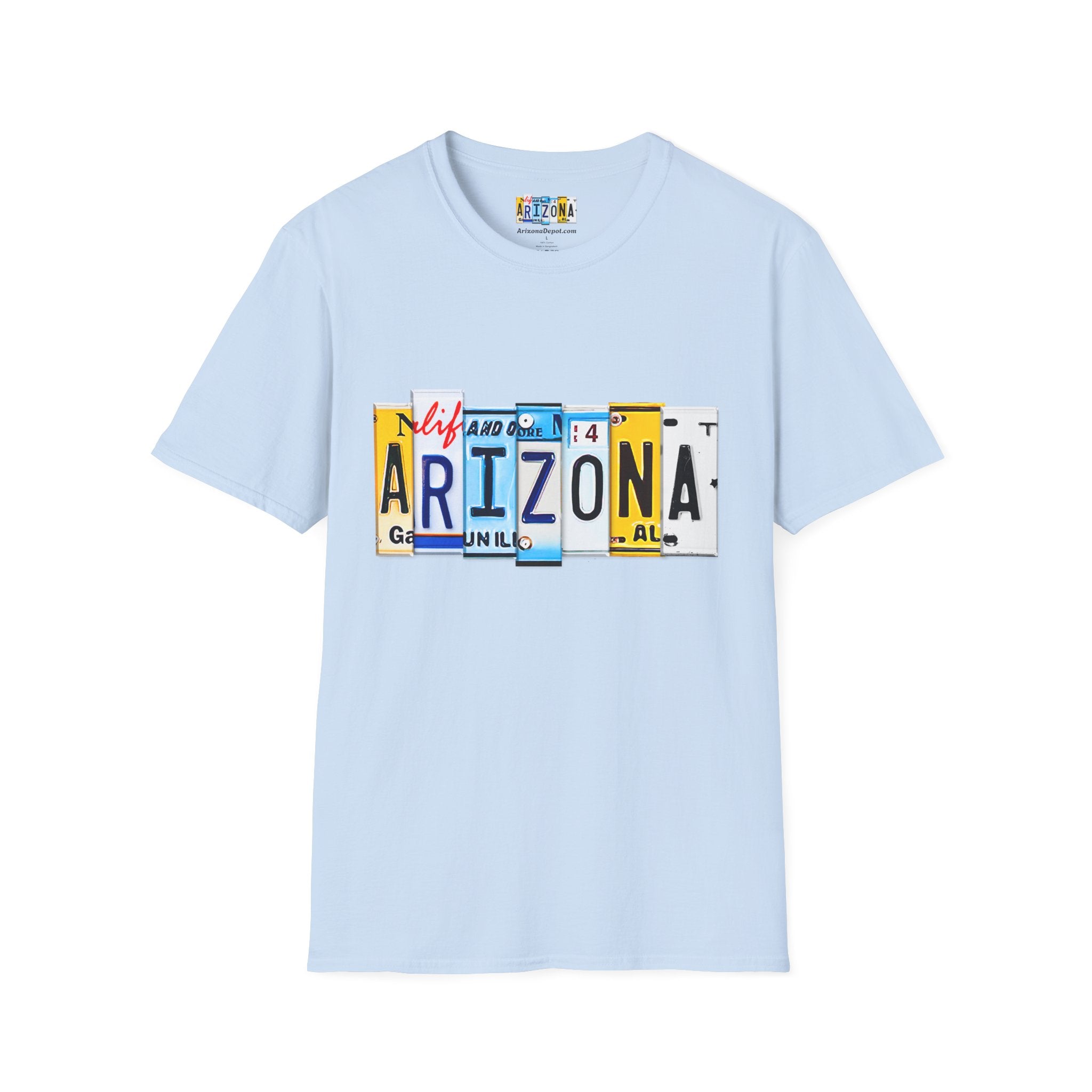 Arizona License Plate Collage T-Shirt | State Graphic Tee