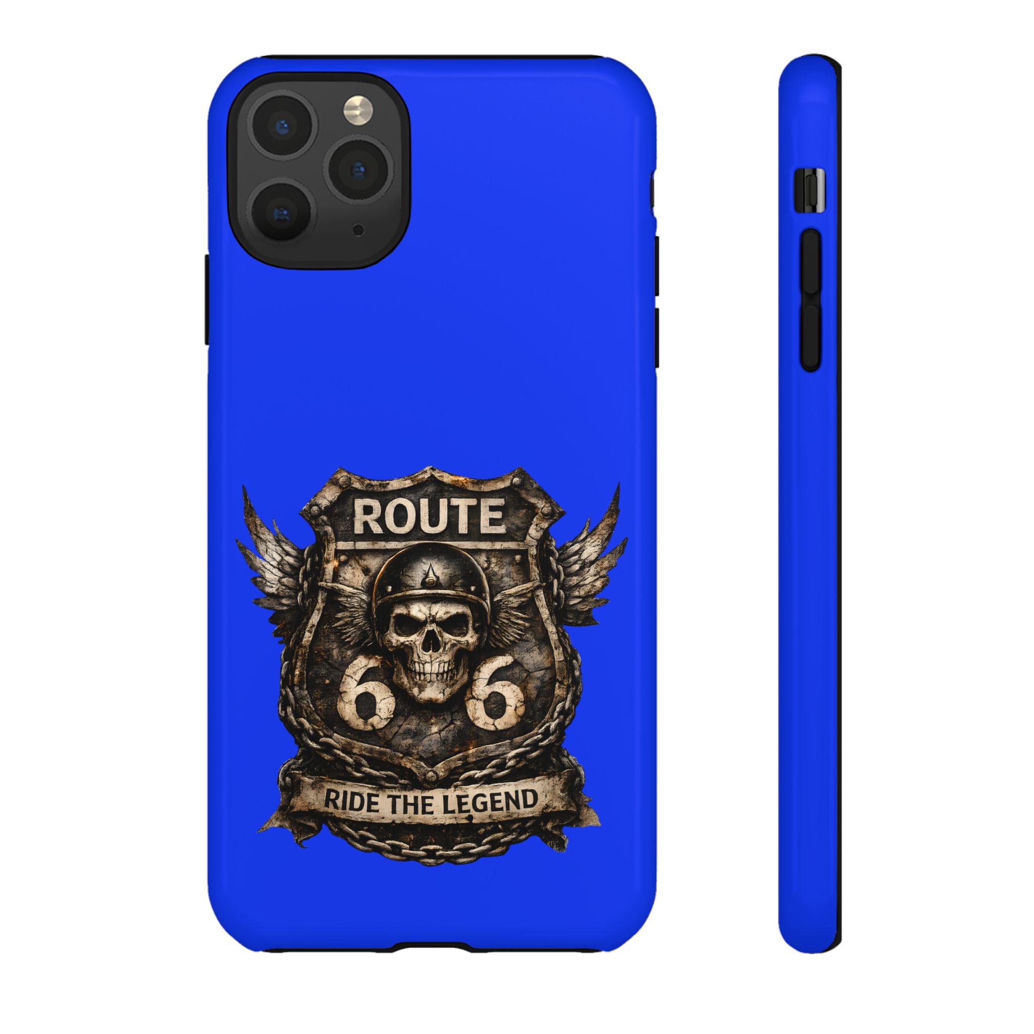 Route 66 Skull Helmet phone case | Motorcycle emblem, Ride the Legend