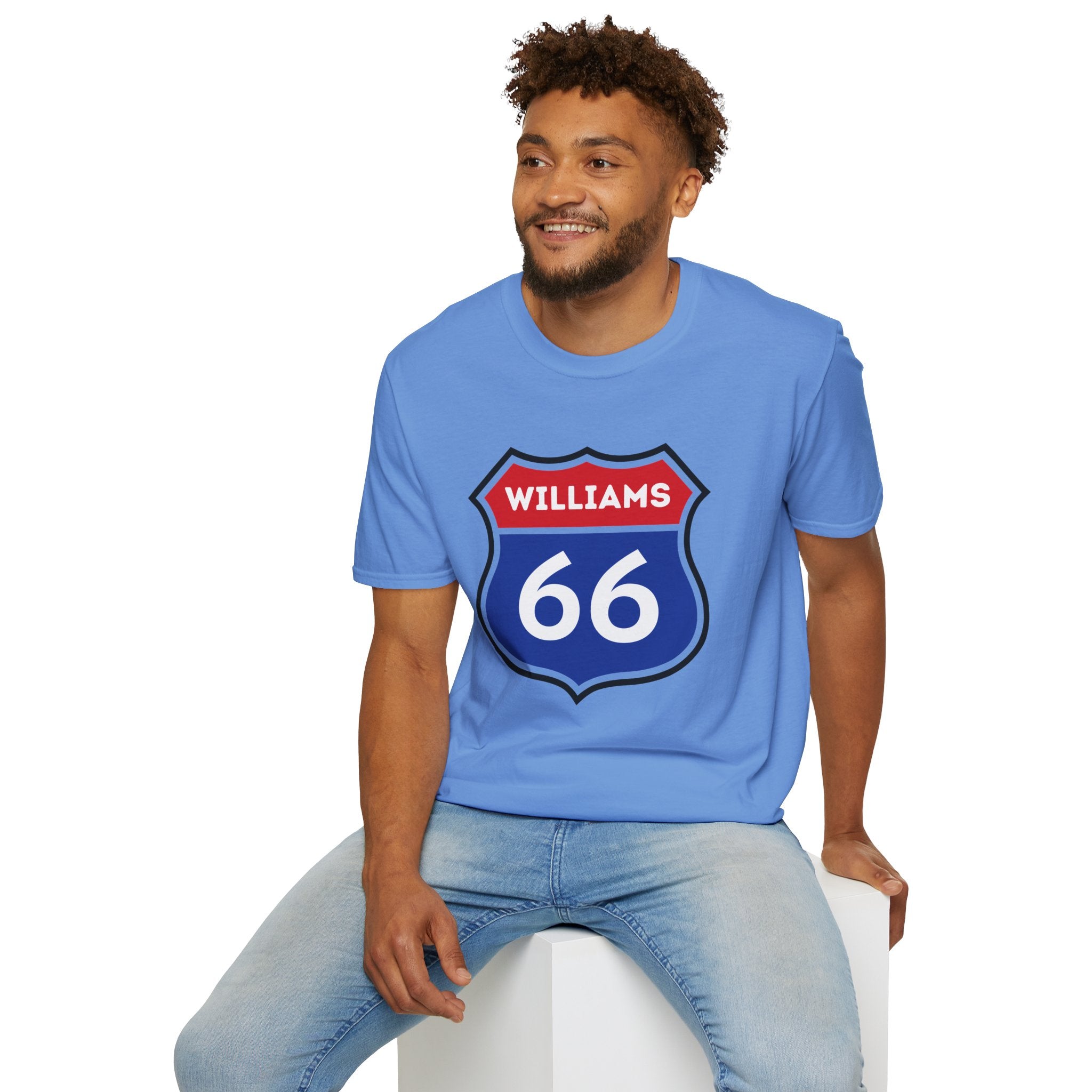 Williams 66 Shield T-Shirt | Route 66 Road Sign Shirt
