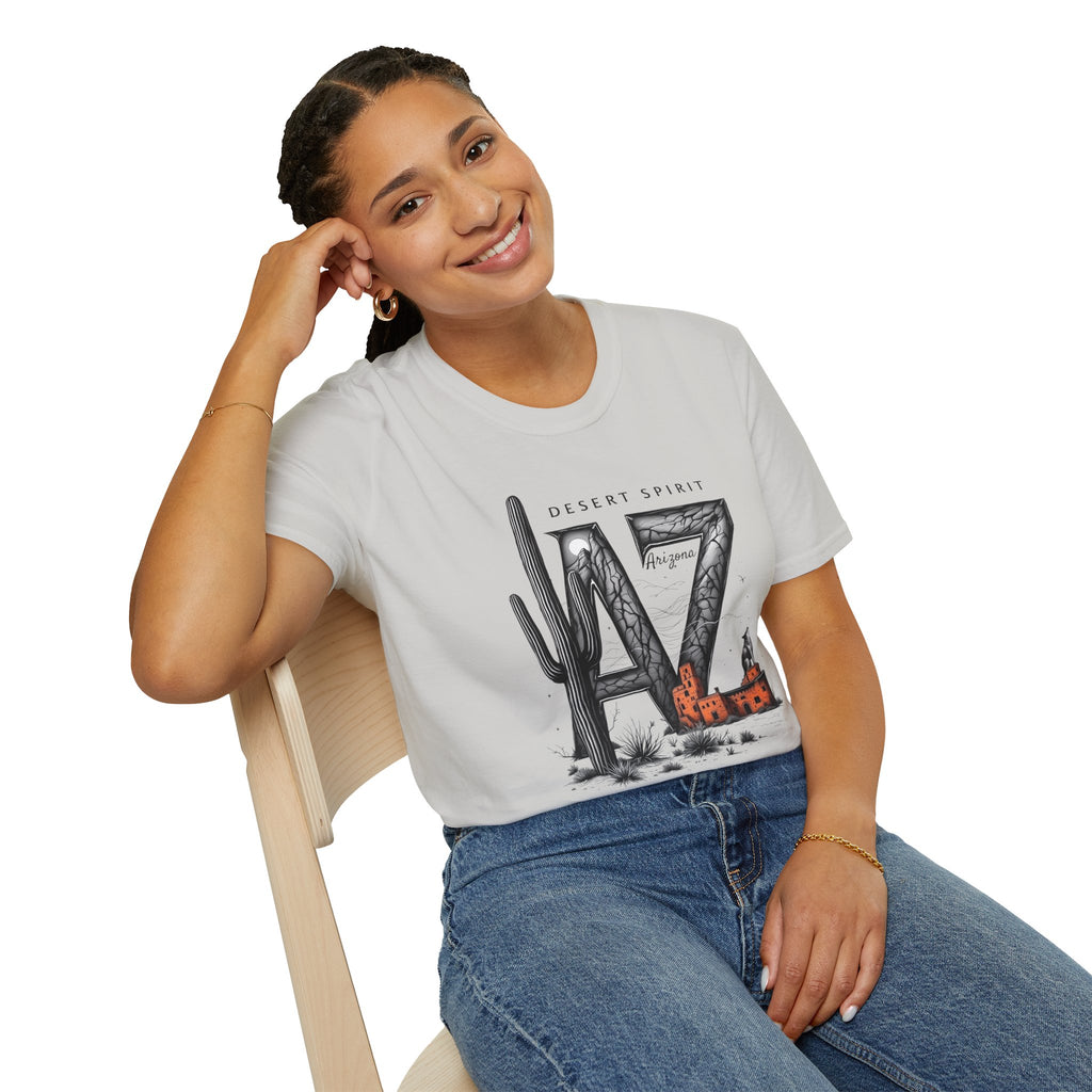 Arizona Desert Spirit T-Shirt | AZ Cactus Southwest Illustration