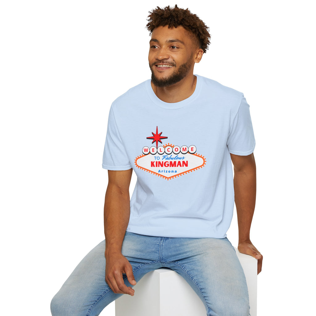 Kingman Arizona Vintage Welcome Sign T-Shirt