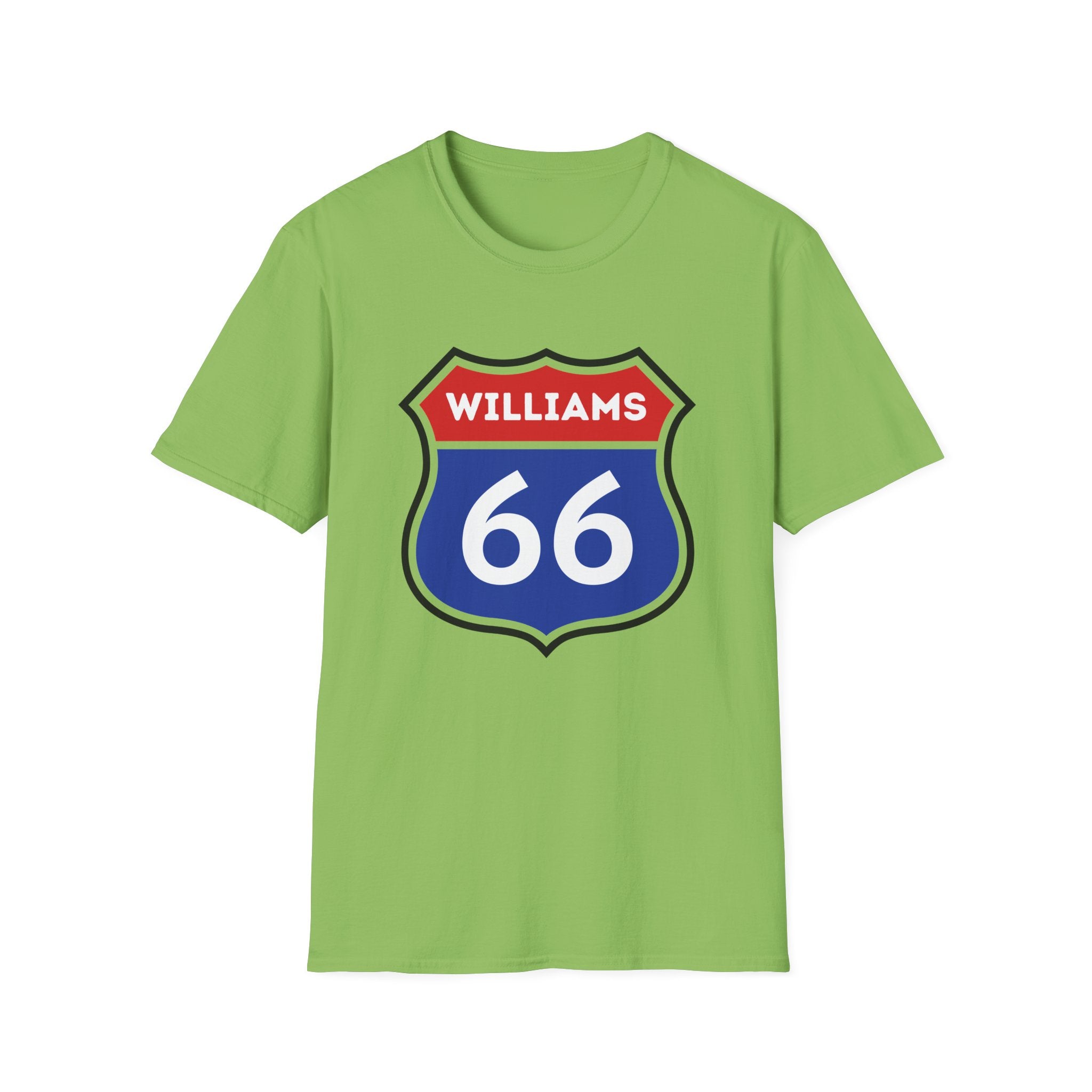 Williams 66 Shield T-Shirt | Route 66 Road Sign Shirt