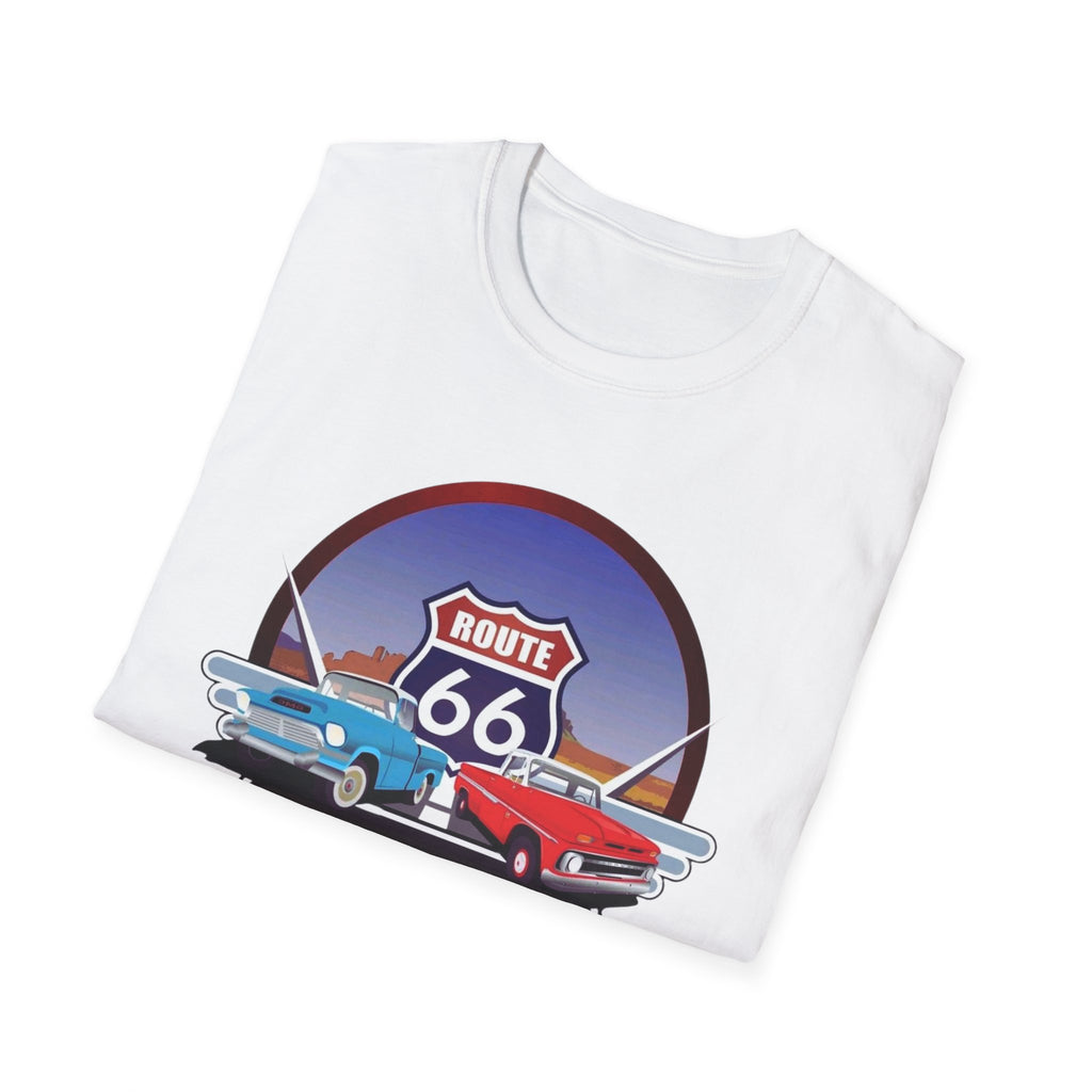 Route 66 Kingman Arizona Softstyle T-Shirt, Vintage Tee, Retro Shirt, Unisex Top, Gift for Travelers