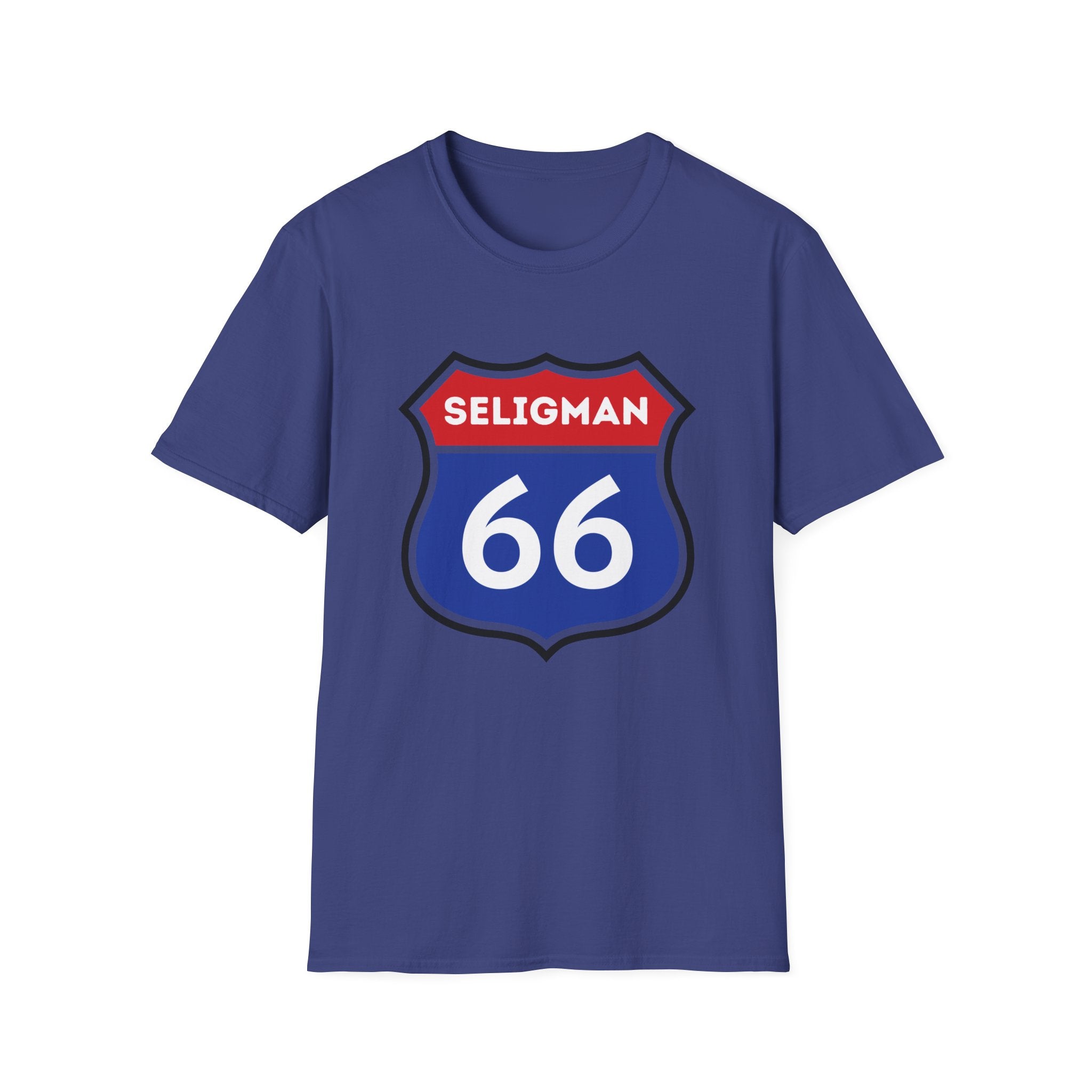 Seligman 66 Shield T-Shirt | Route 66 Roadsign Tee