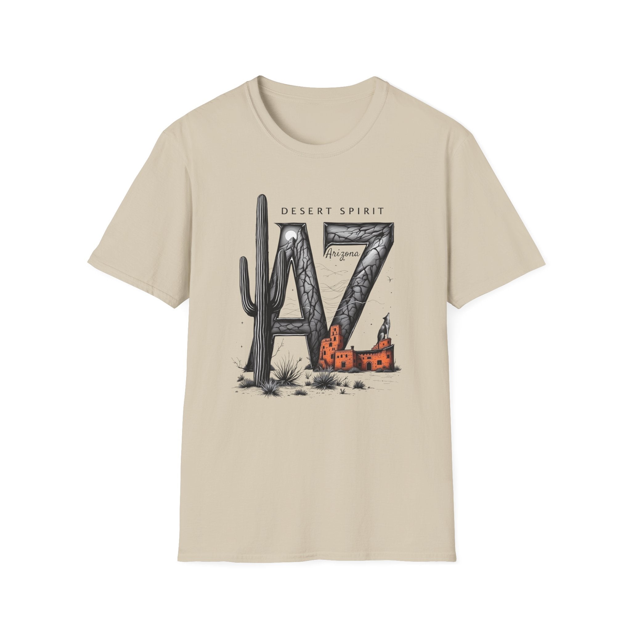 Arizona Desert Spirit T-Shirt | AZ Cactus Southwest Illustration
