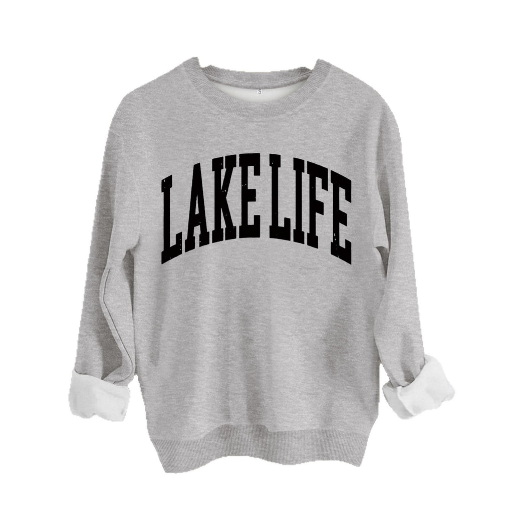 Lake Life Printed Long Sleeve Hoodie