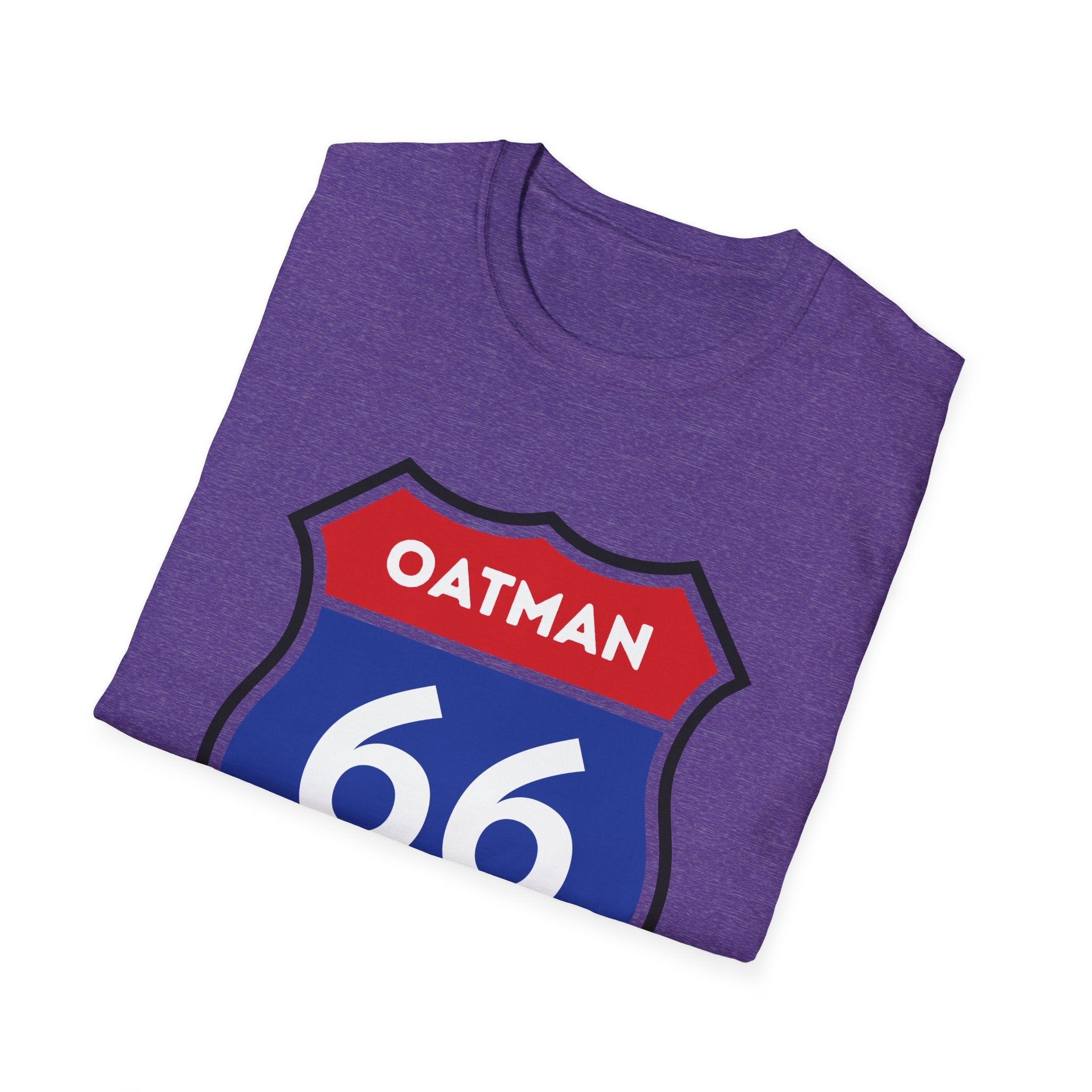 Oatman 66 Shield T-Shirt | Route 66 Roadtrip Sign Tee
