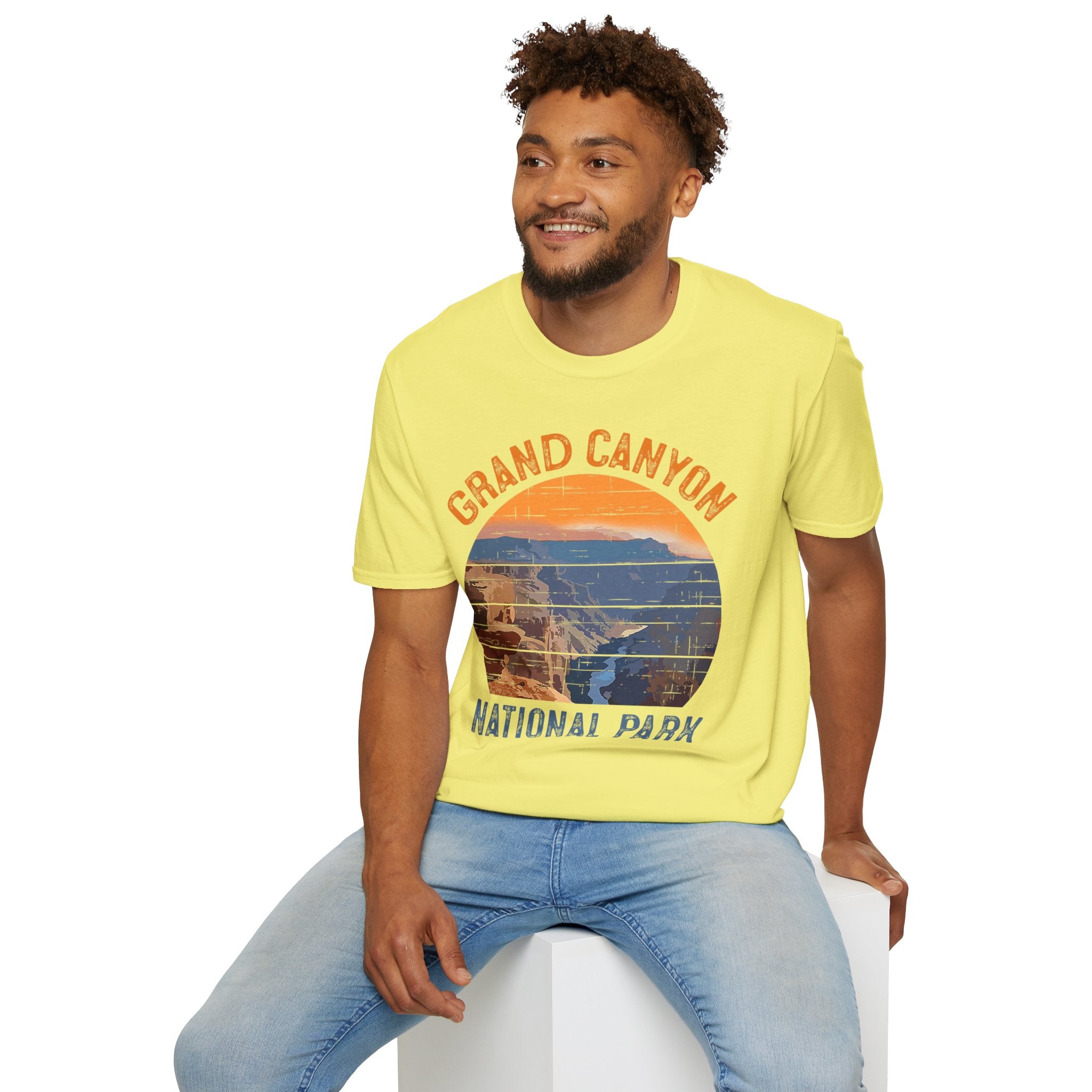 Grand Canyon National Park T-Shirt | Vintage Sunset Landscape