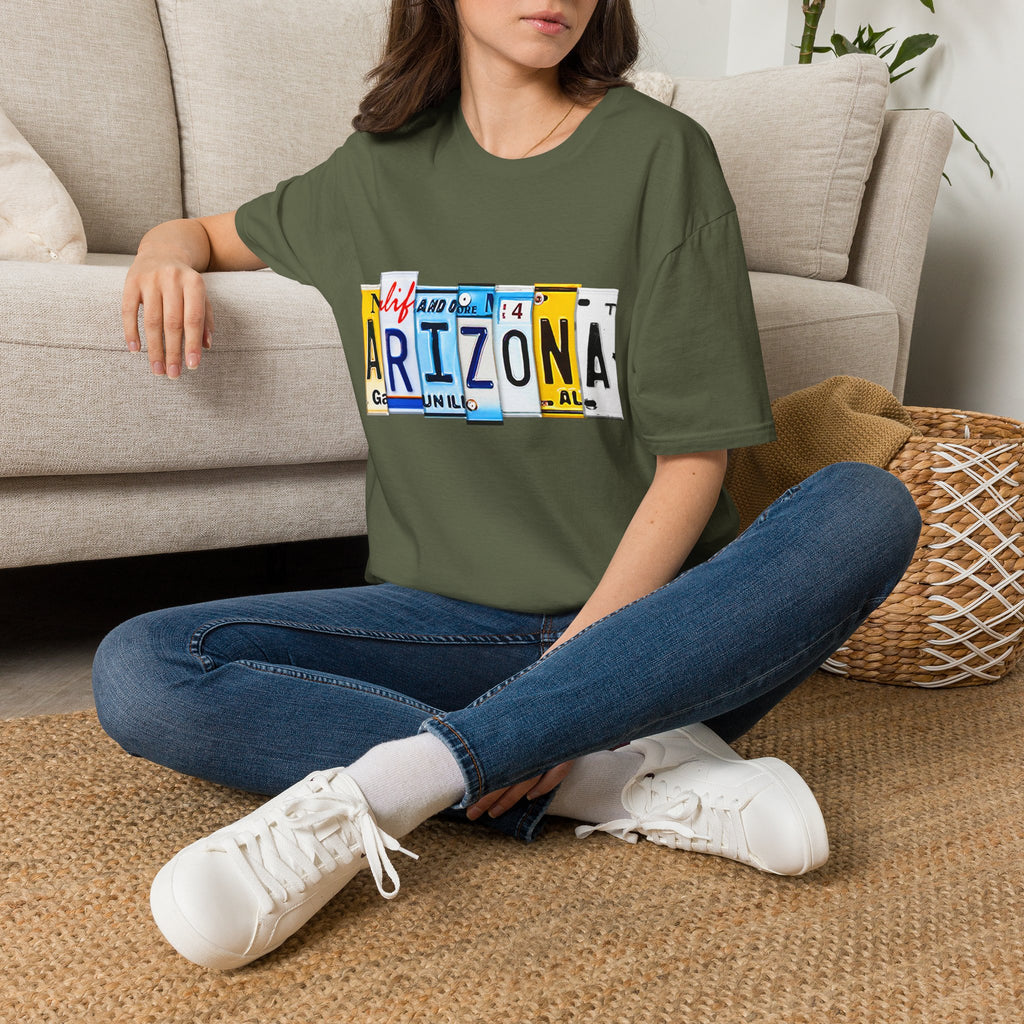 Arizona License Plate Collage T-Shirt | State Graphic Tee