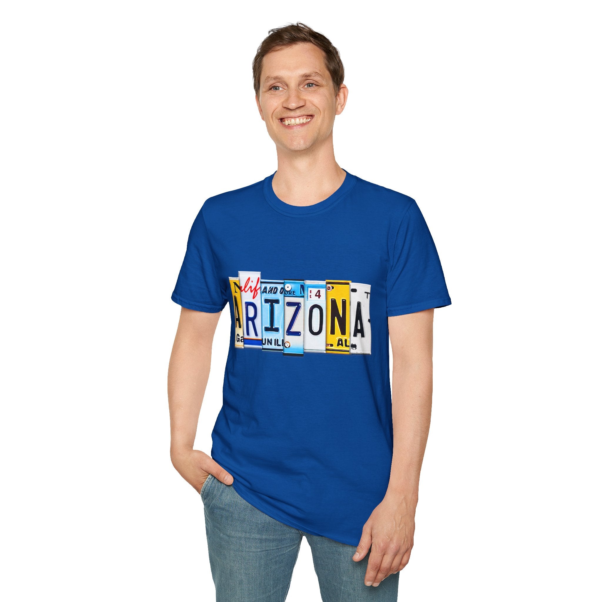 Arizona License Plate Collage T-Shirt | State Graphic Tee