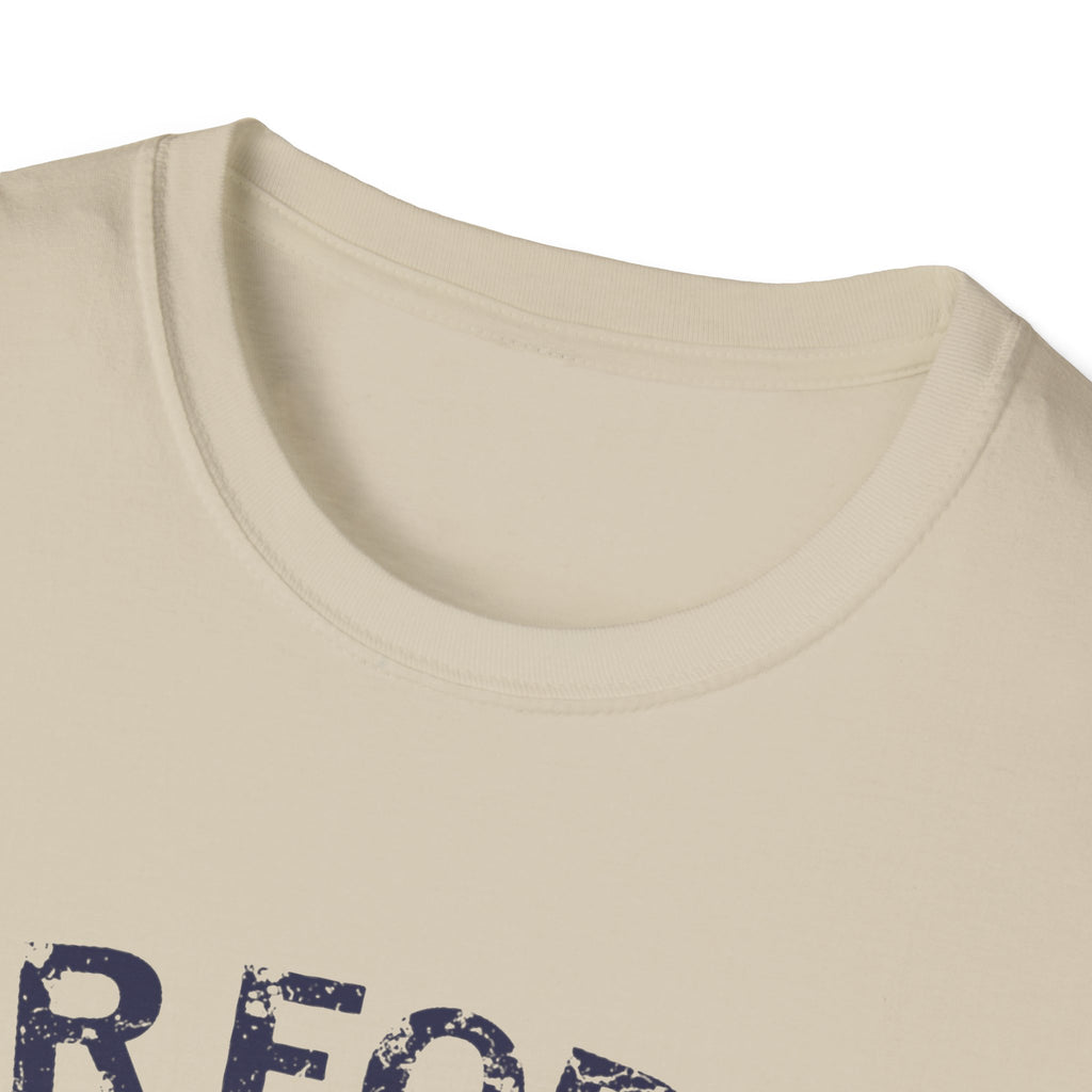 Air Force Veteran Distressed Logo T-Shirt | Military Star Stripe Tee