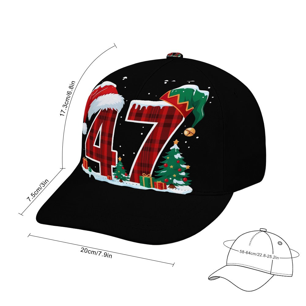 Trump 47 Merry Christmas Baseball Cap #Trump