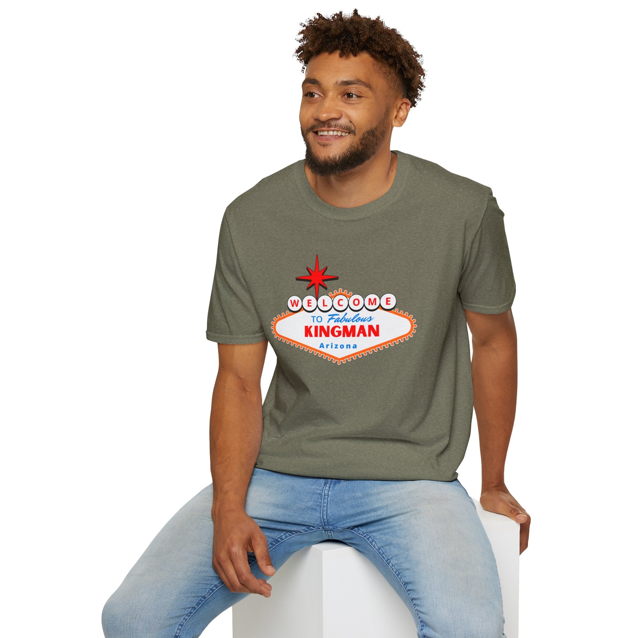 Kingman Arizona Vintage Welcome Sign T-Shirt