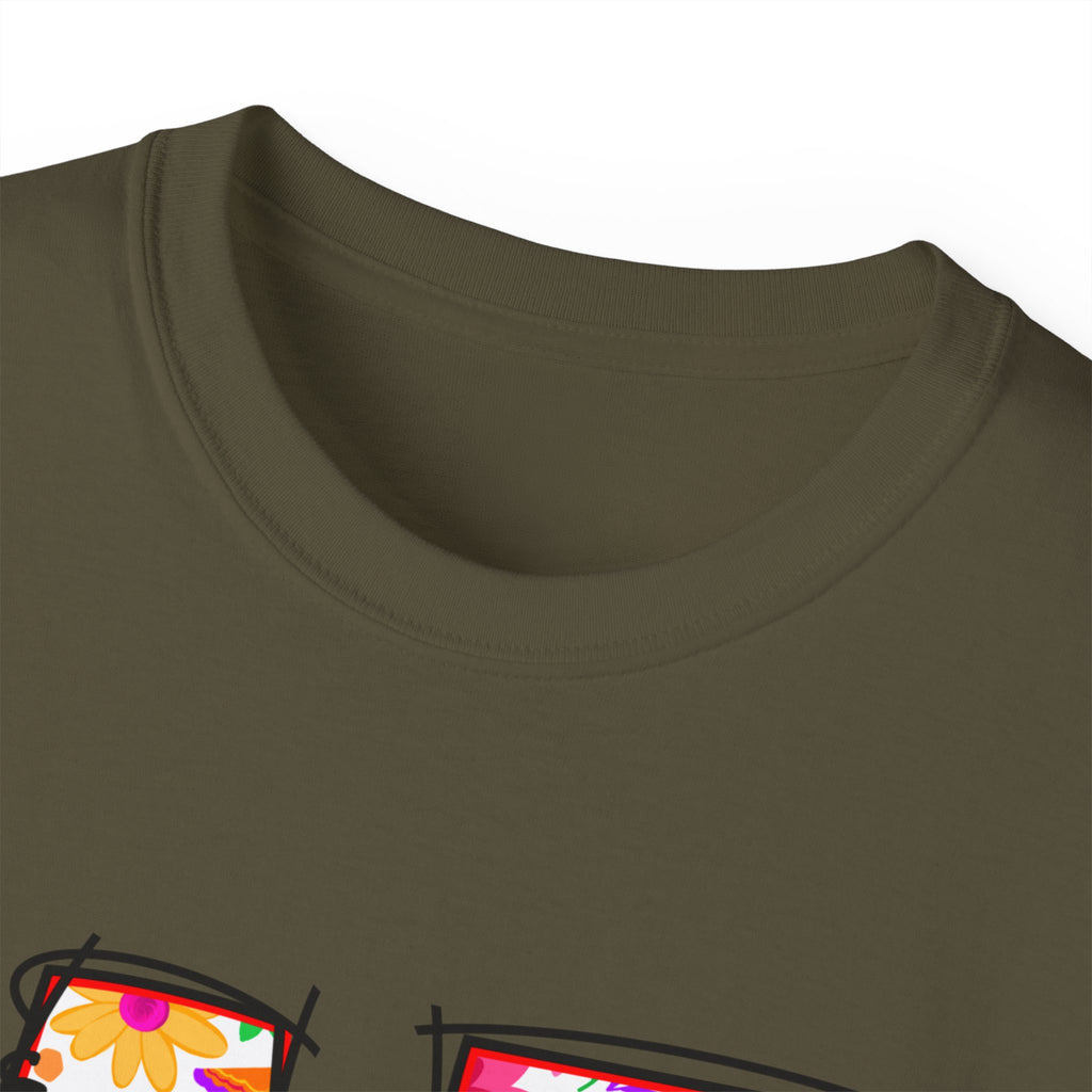 Floral AZ Tee - Mens and Womans Unisex Ultra Cotton Shirt, Perfect for AZ Pride, Summer Festivals, Casual Wear, Gifts for Him/Her