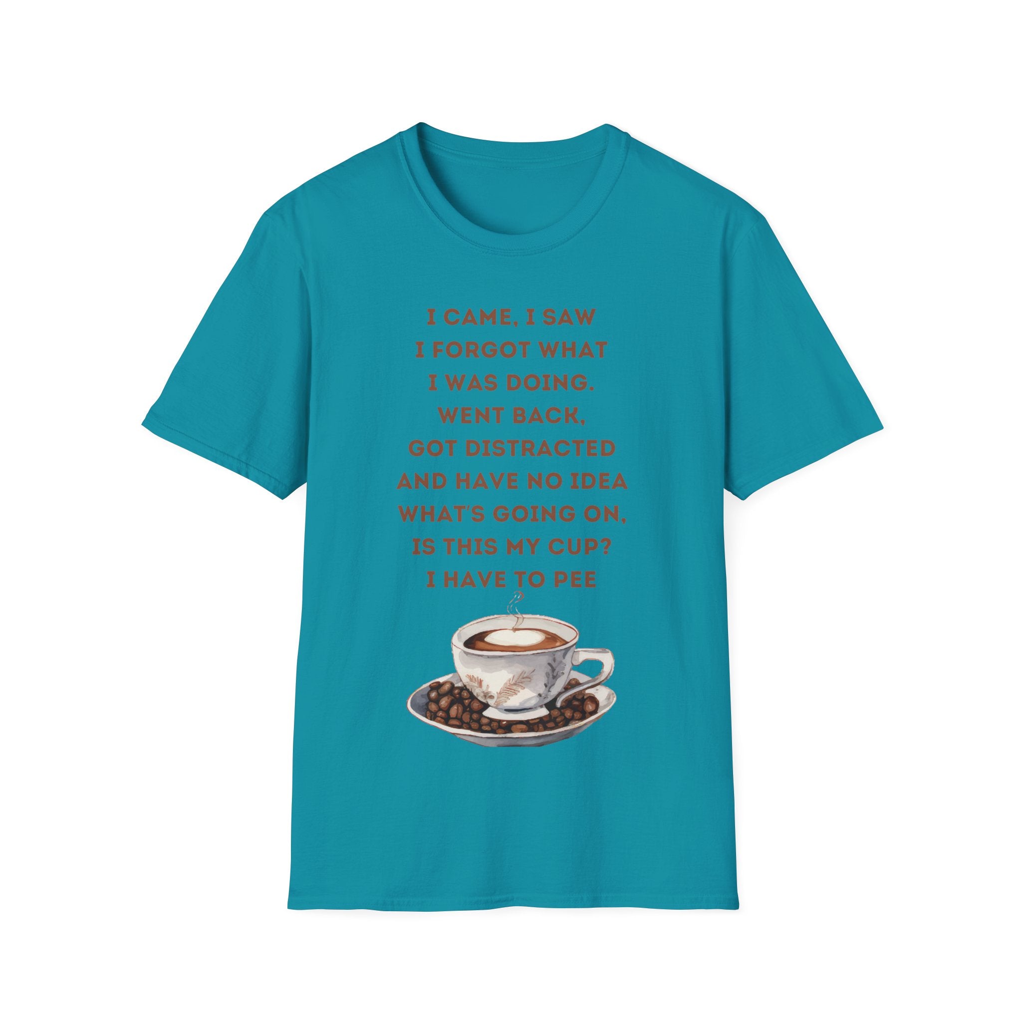 Funny Coffee Quote T-Shirt for Coffee Lovers, Humor Tee, Gift for Him/Her, Perfect for Birthdays, Housewarming, Casual Wear