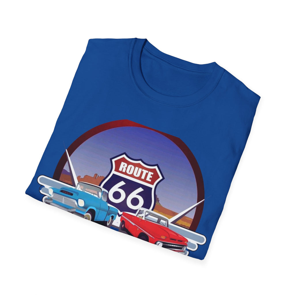 Route 66 Kingman Arizona Softstyle T-Shirt, Vintage Tee, Retro Shirt, Unisex Top, Gift for Travelers