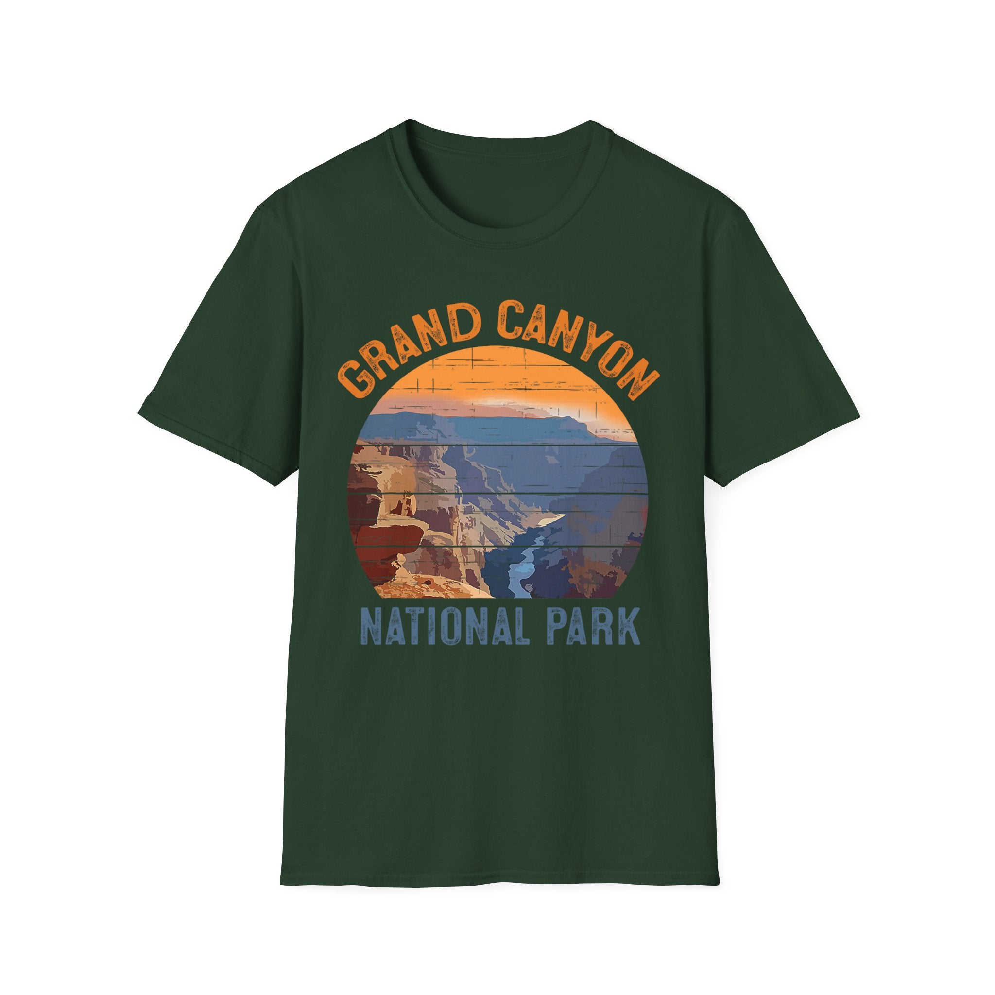 Grand Canyon National Park T-Shirt | Vintage Sunset Landscape