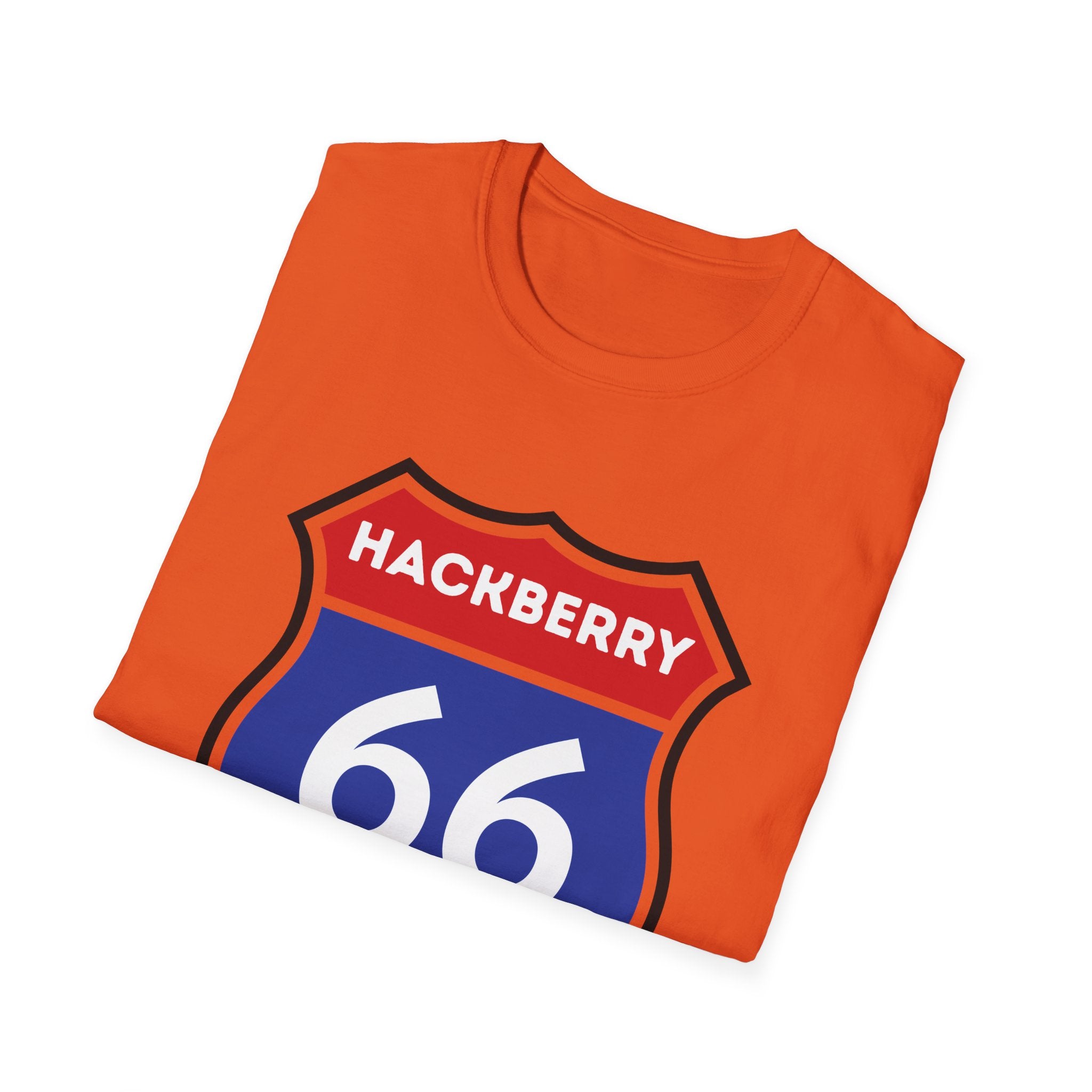 Hackberry 66 Shield T-Shirt | Route 66 Road Sign Tee