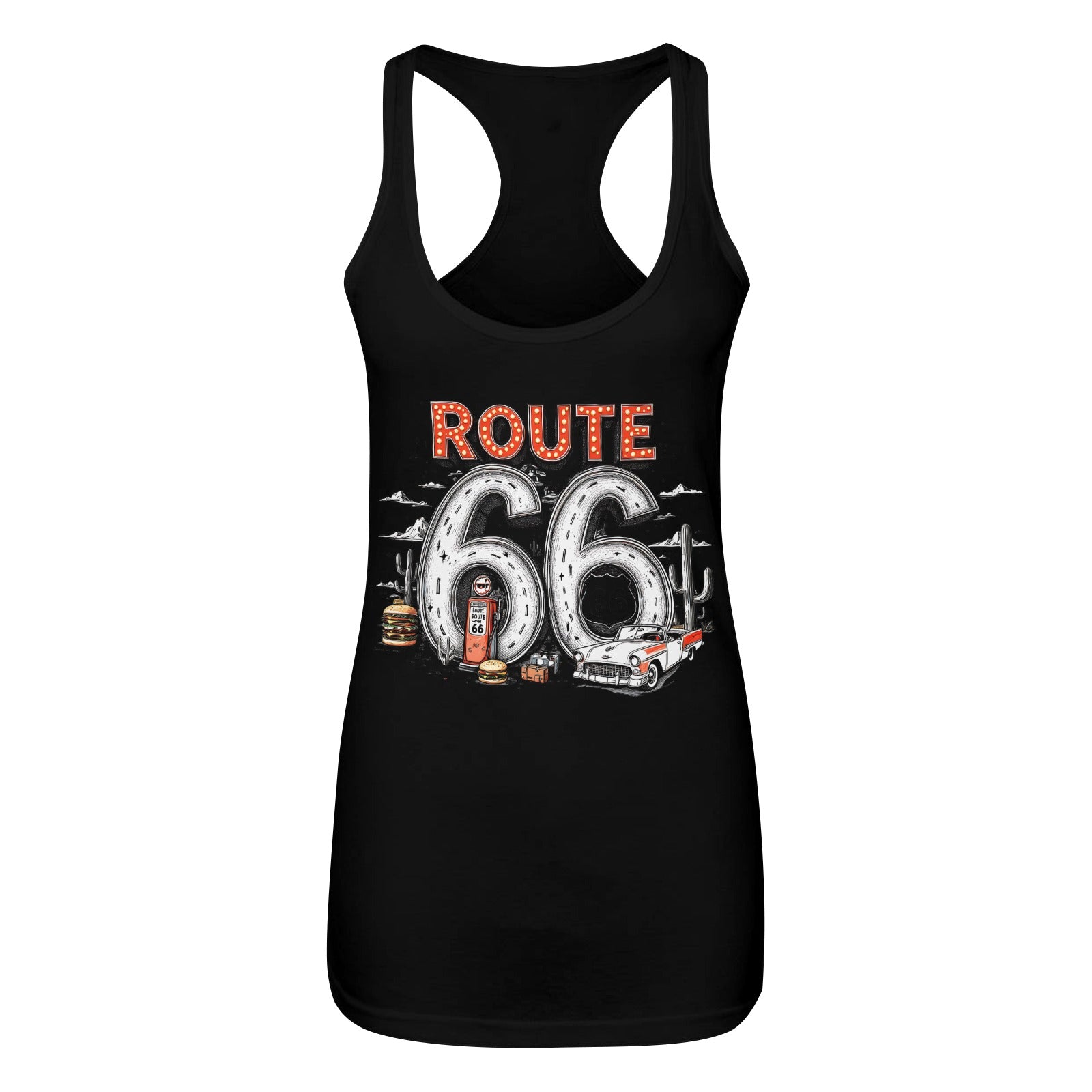 Route 66 Women's Tank Top  Made in USA Free Shipping