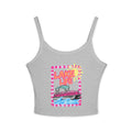 Lake Life Boat Graphic Tank Top | Retro Sunset Lakeside Design