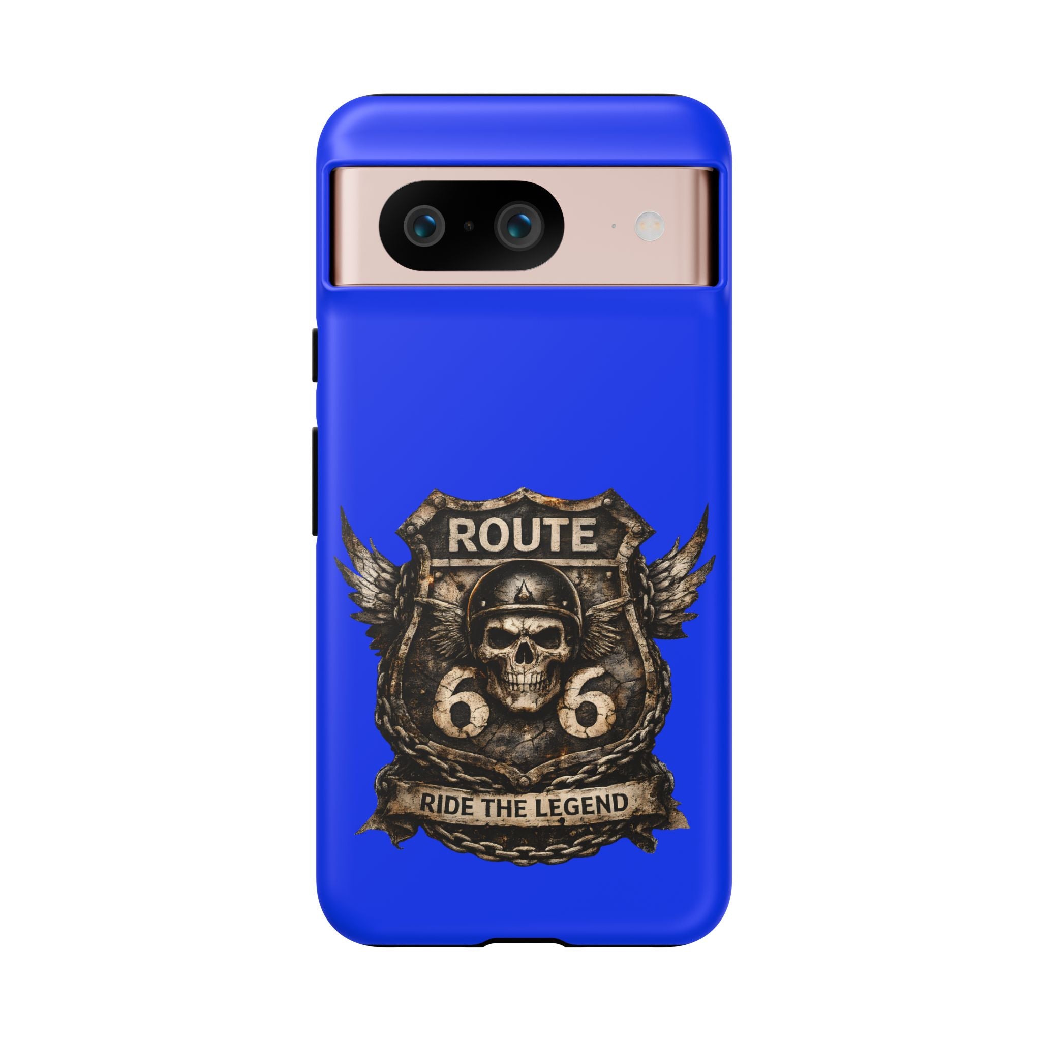 Route 66 Skull Helmet phone case | Motorcycle emblem, Ride the Legend