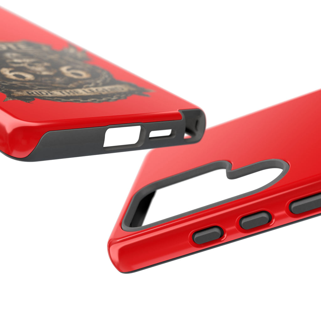 Route 66 Skull Helmet phone case | Motorcycle emblem, Ride the Legend