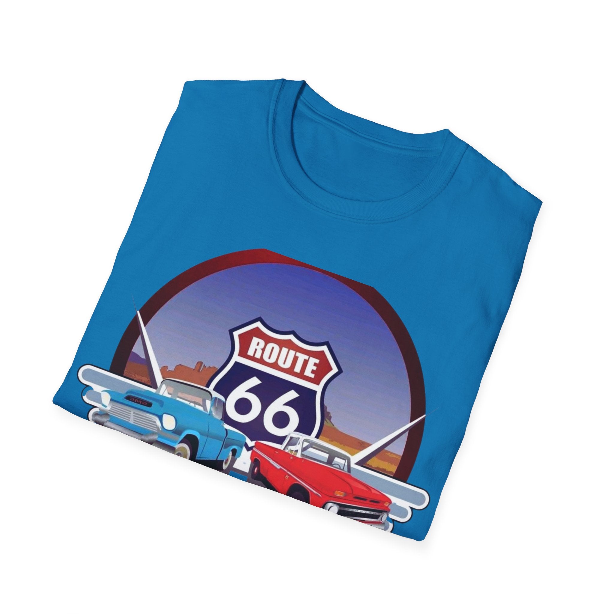 Route 66 Kingman Arizona Softstyle T-Shirt, Vintage Tee, Retro Shirt, Unisex Top, Gift for Travelers