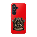 Route 66 Skull Helmet phone case | Motorcycle emblem, Ride the Legend