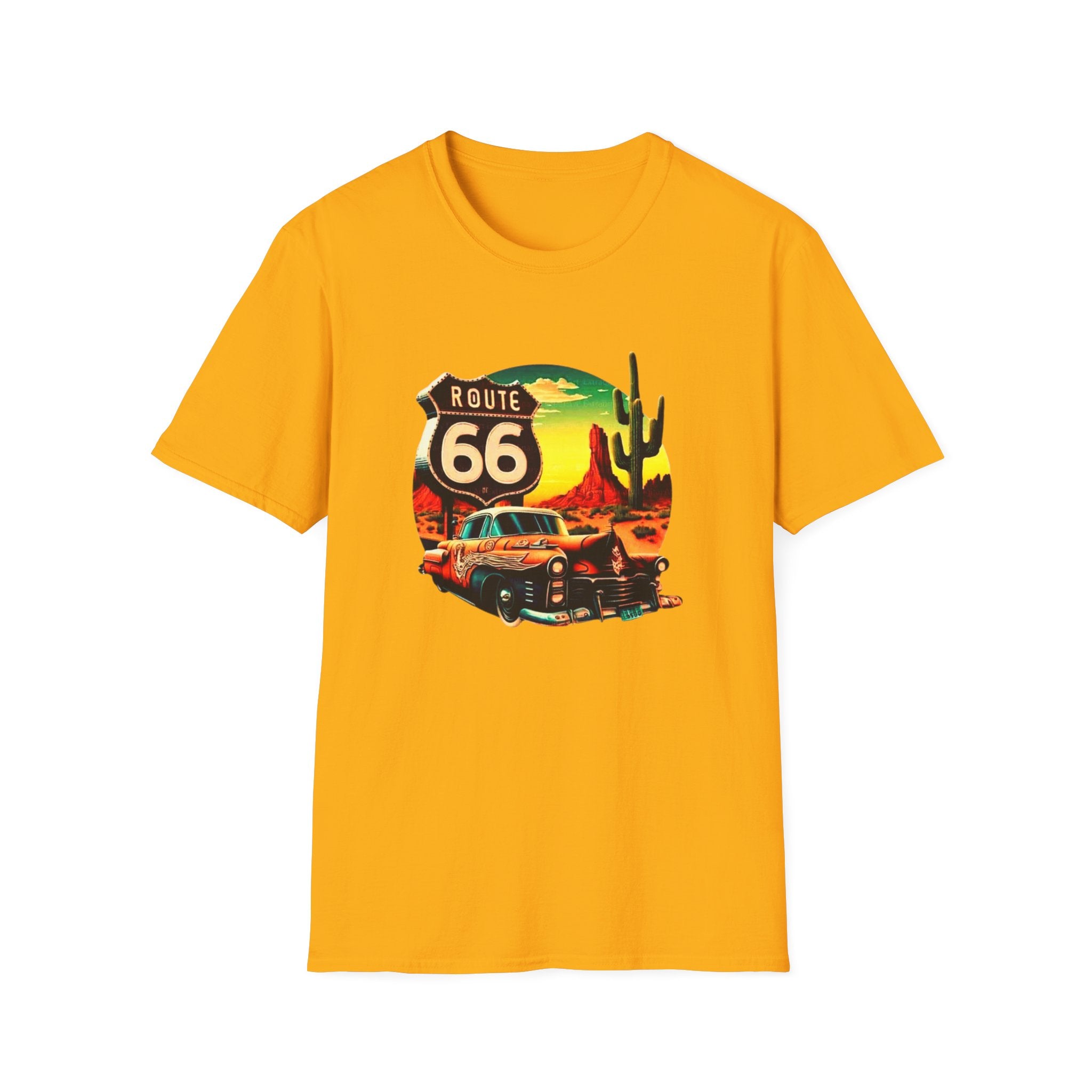 Route 66 Unisex Softstyle T-Shirt