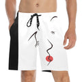 Abstract Men's Mid-Length Beach Shorts Free Shipping