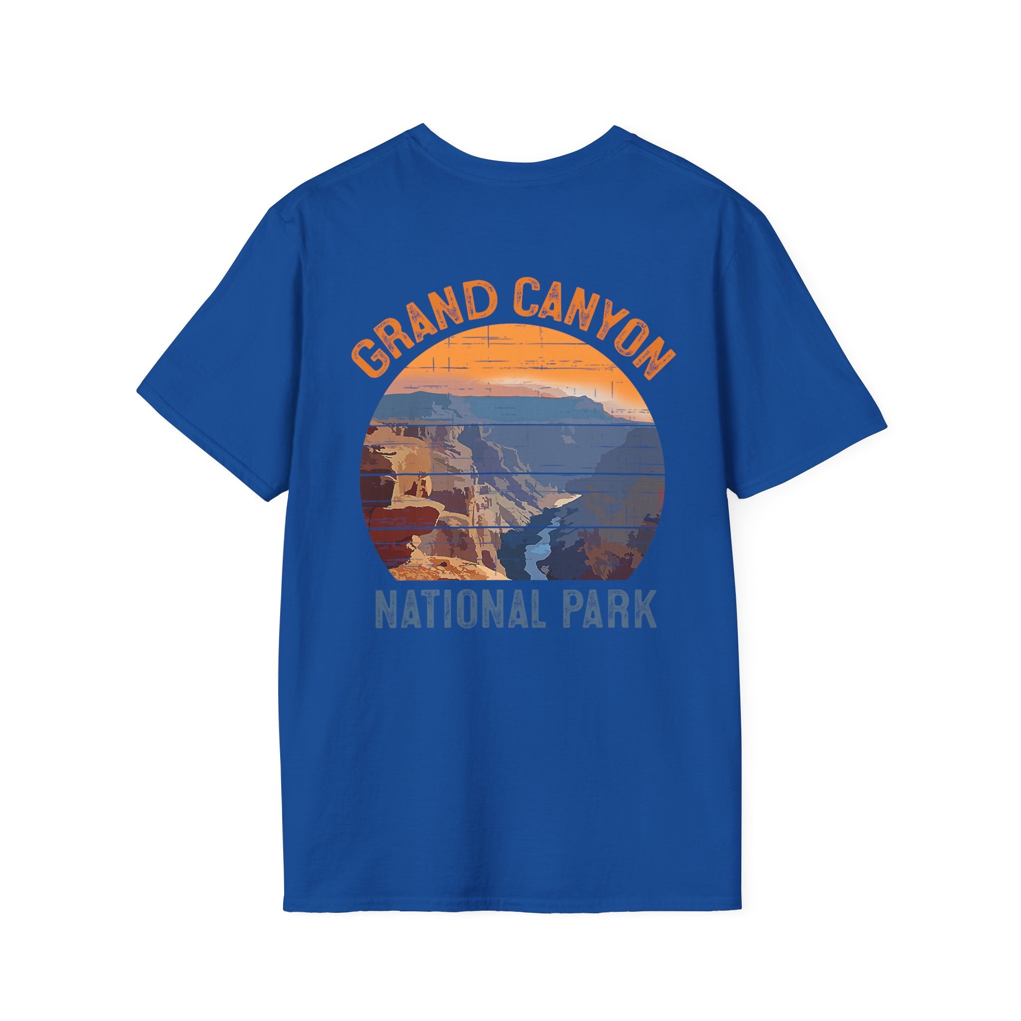 Grand Canyon Retro Sunset T-Shirt | Printed Front and Back National Park Landscape