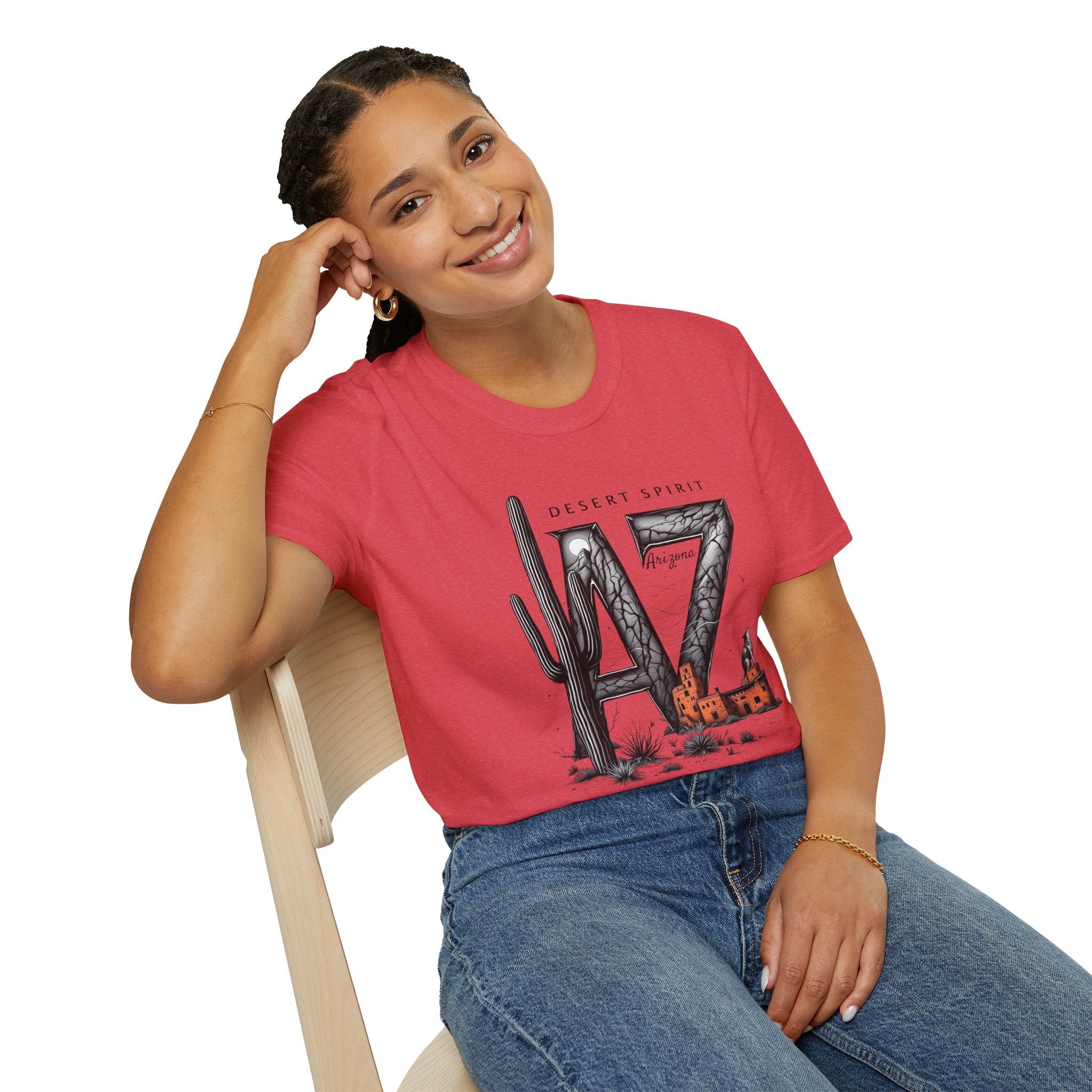 Arizona Desert Spirit T-Shirt | AZ Cactus Southwest Illustration