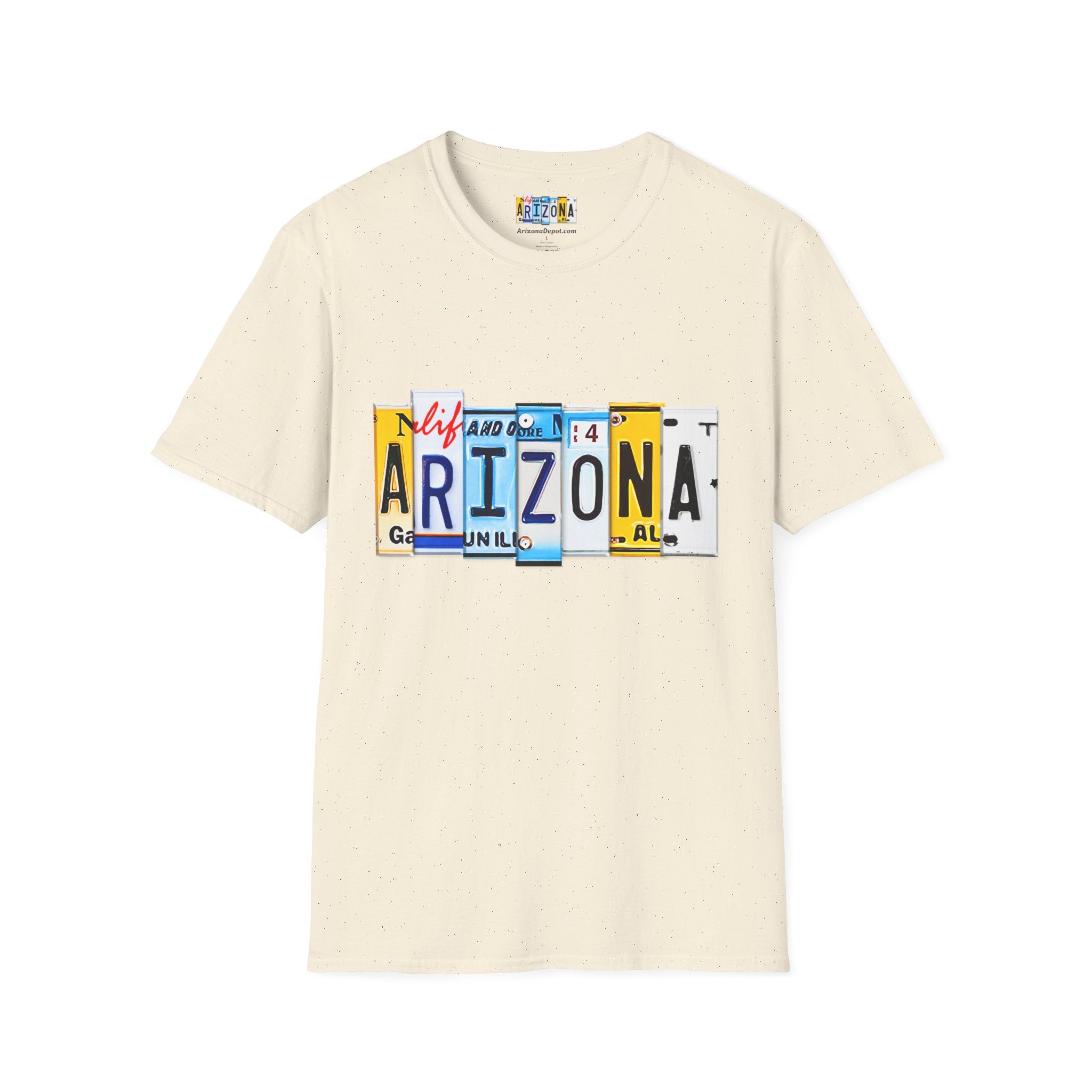 Arizona License Plate Collage T-Shirt | State Graphic Tee