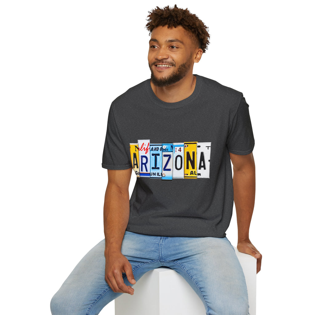 Arizona License Plate Collage T-Shirt | State Graphic Tee